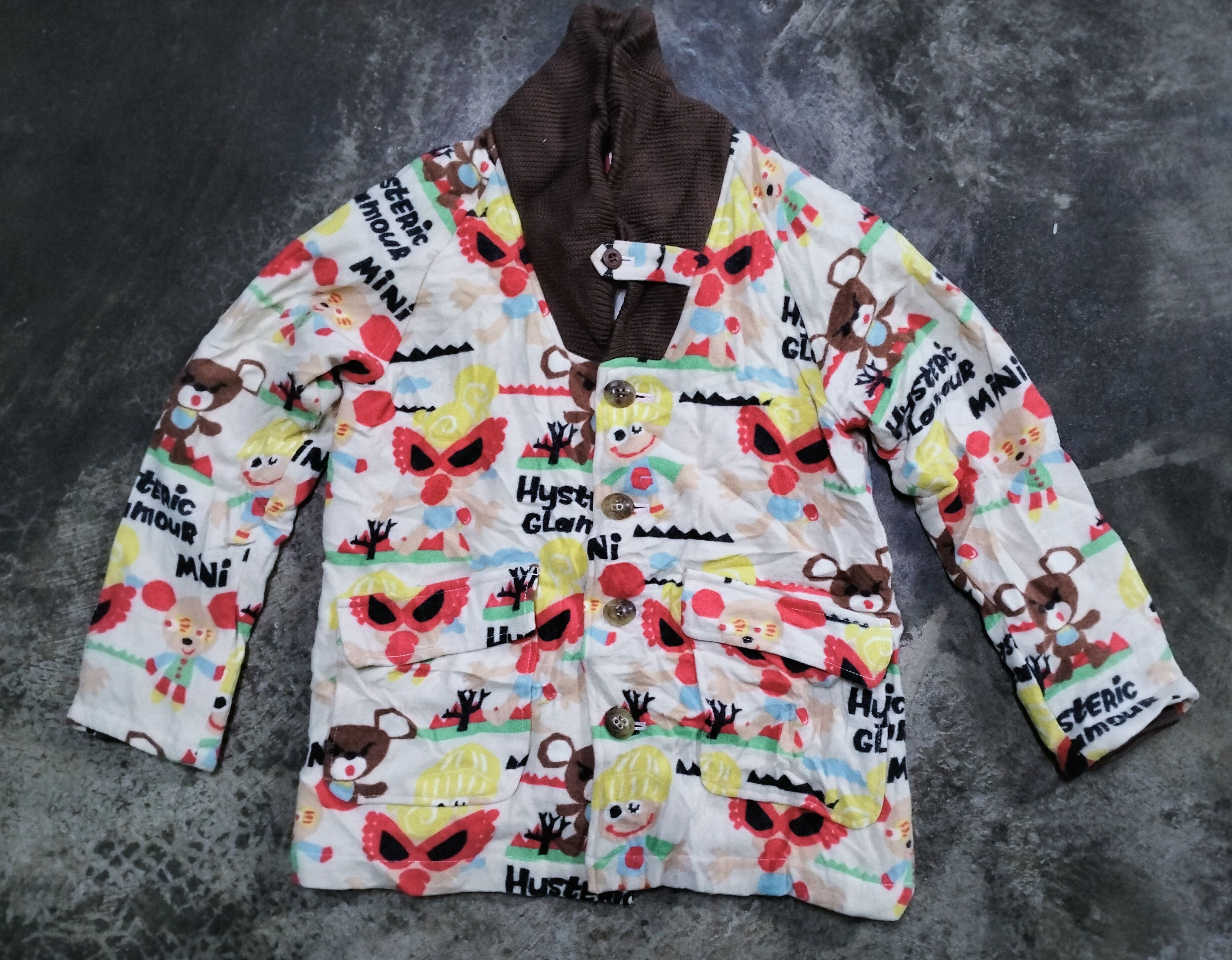 Hysteric Glamour Hysteric Glamour Mini Wool Jacket Kids Button Down Size US XXS / EU 40 - 1 Thumbnail