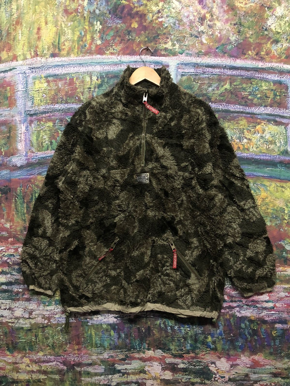 Ryu sport Half zip Pullover Mockneck Sherpa Jacket