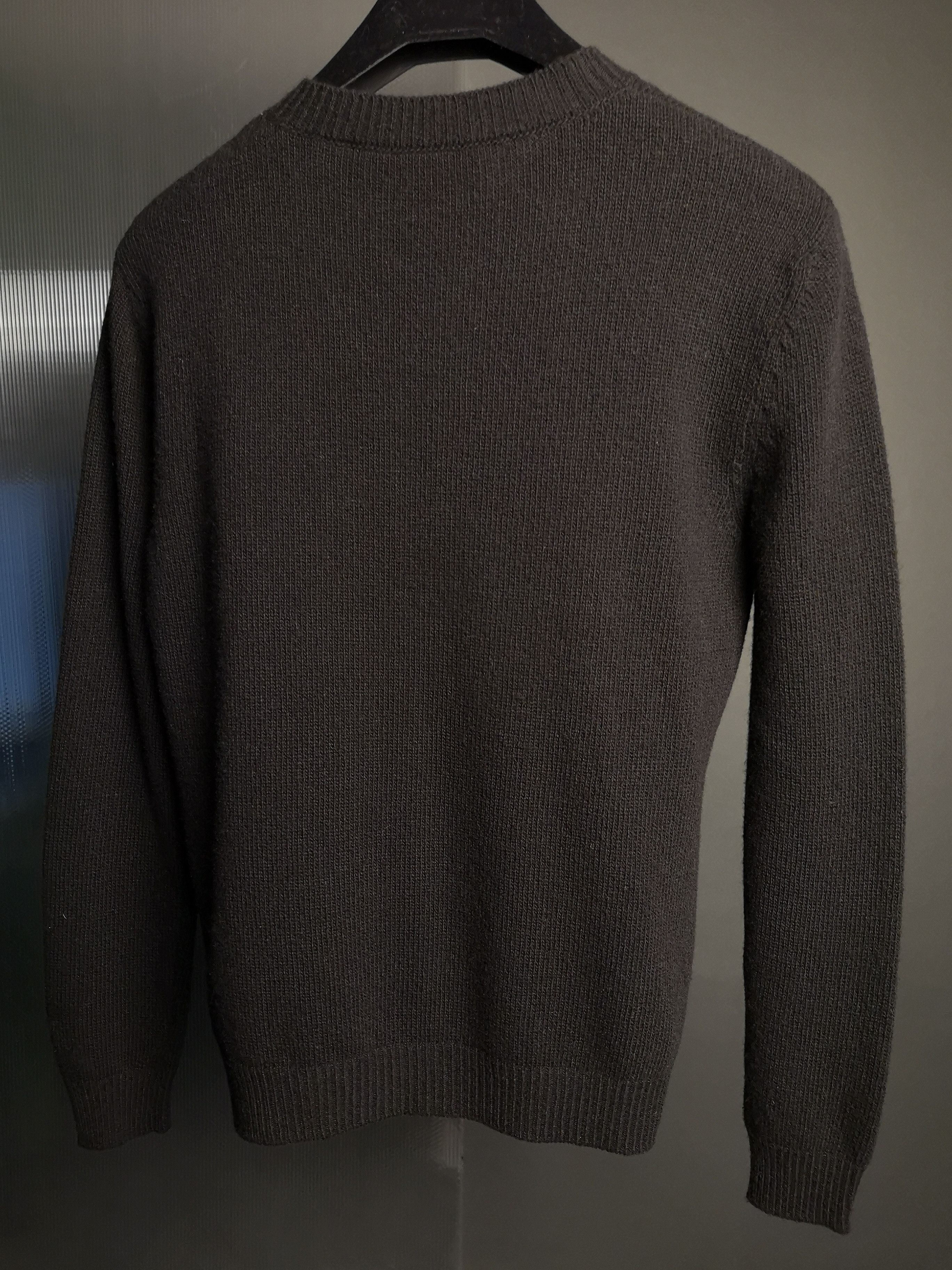 Gucci Gucci Ghost Knit Sweater in Black Merino Wool Size US S / EU 44-46 / 1 - 4 Thumbnail