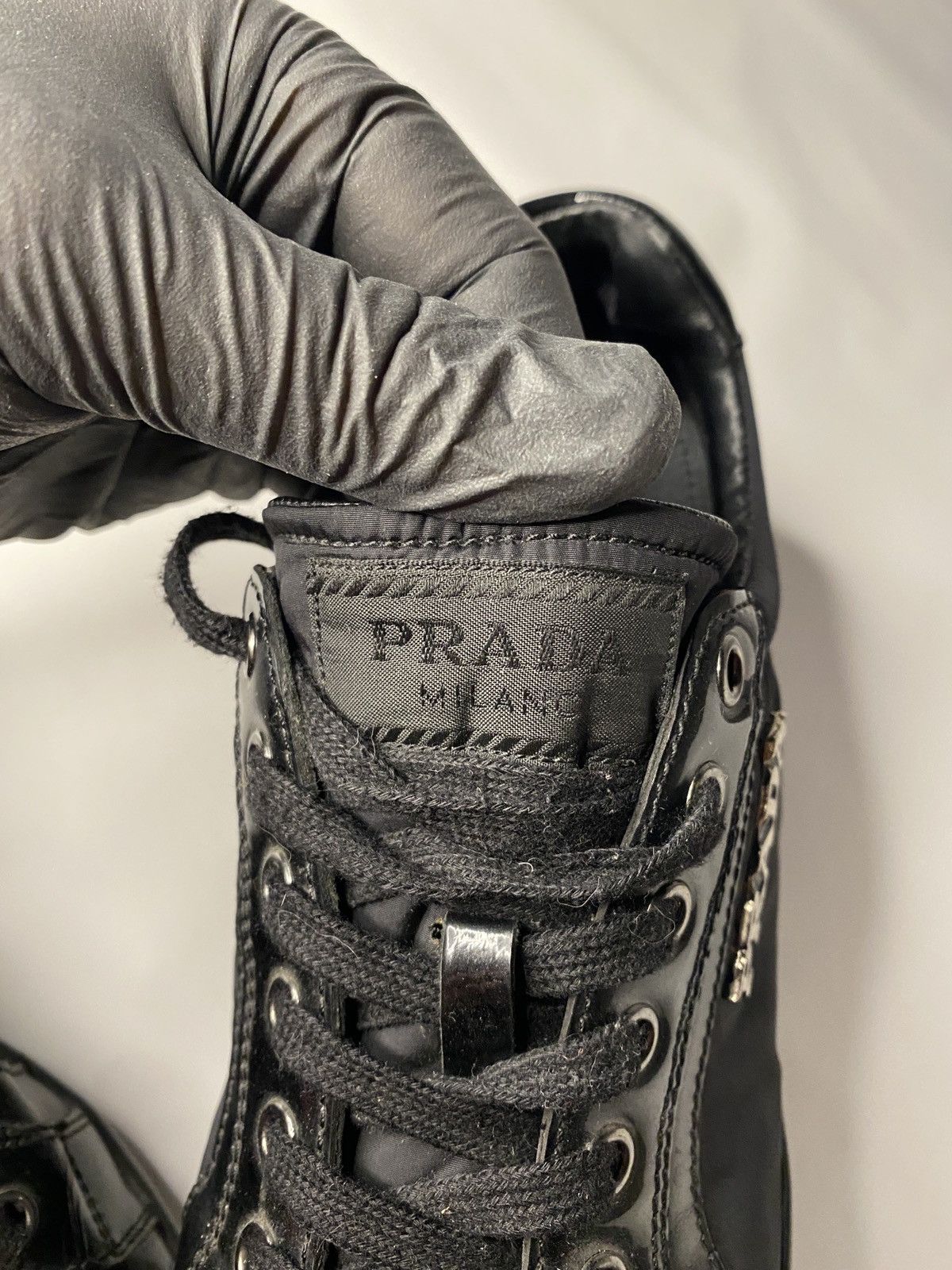 Designer × Prada 🔴 Prada womens sneakers boots shoes Size US 7.5 / IT 37.5 - 13 Thumbnail