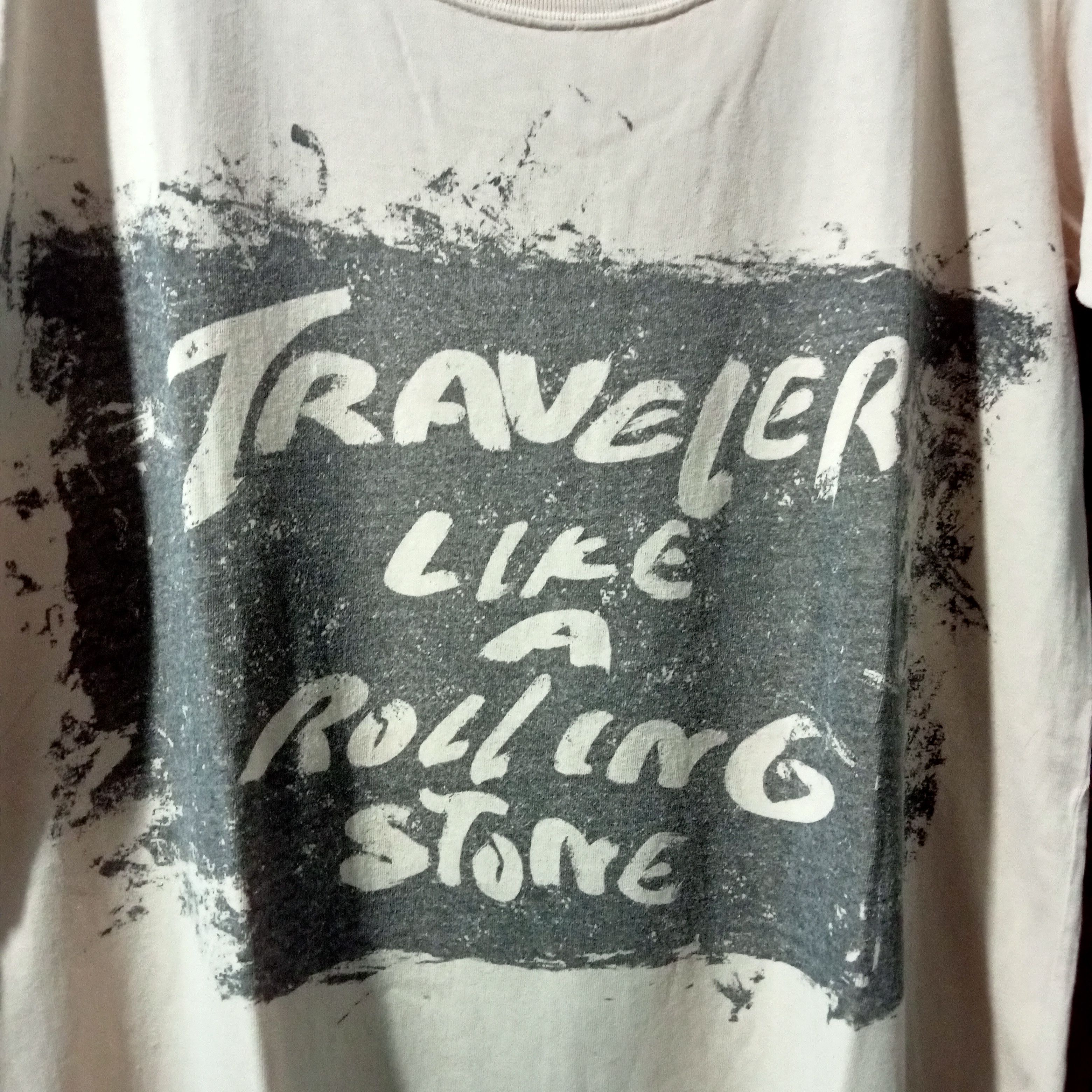 CABANE de ZUCCa × Japanese Brand × Zucca Traveler Like A Rolling Stone Zucca T-shirt Size M / US 6-8 / IT 42-44 - 1 Thumbnail