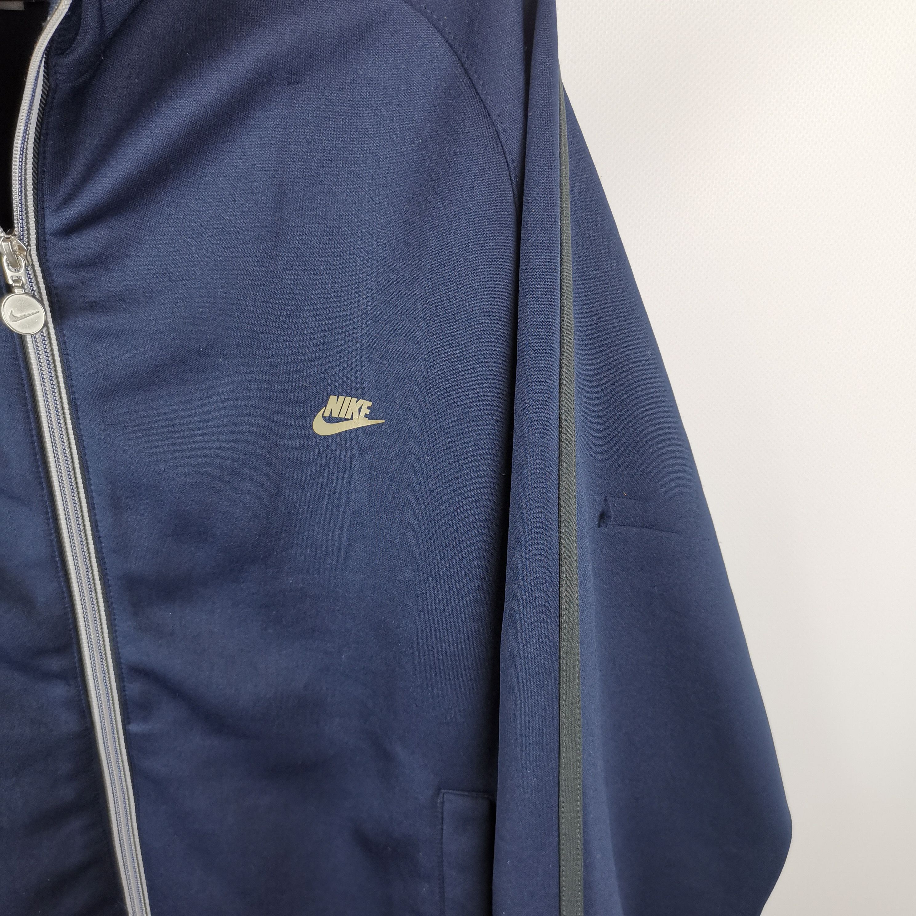 Nike Nike vintage y2k blue big logo track top jacket Size US XL / EU 56 / 4 - 8 Thumbnail