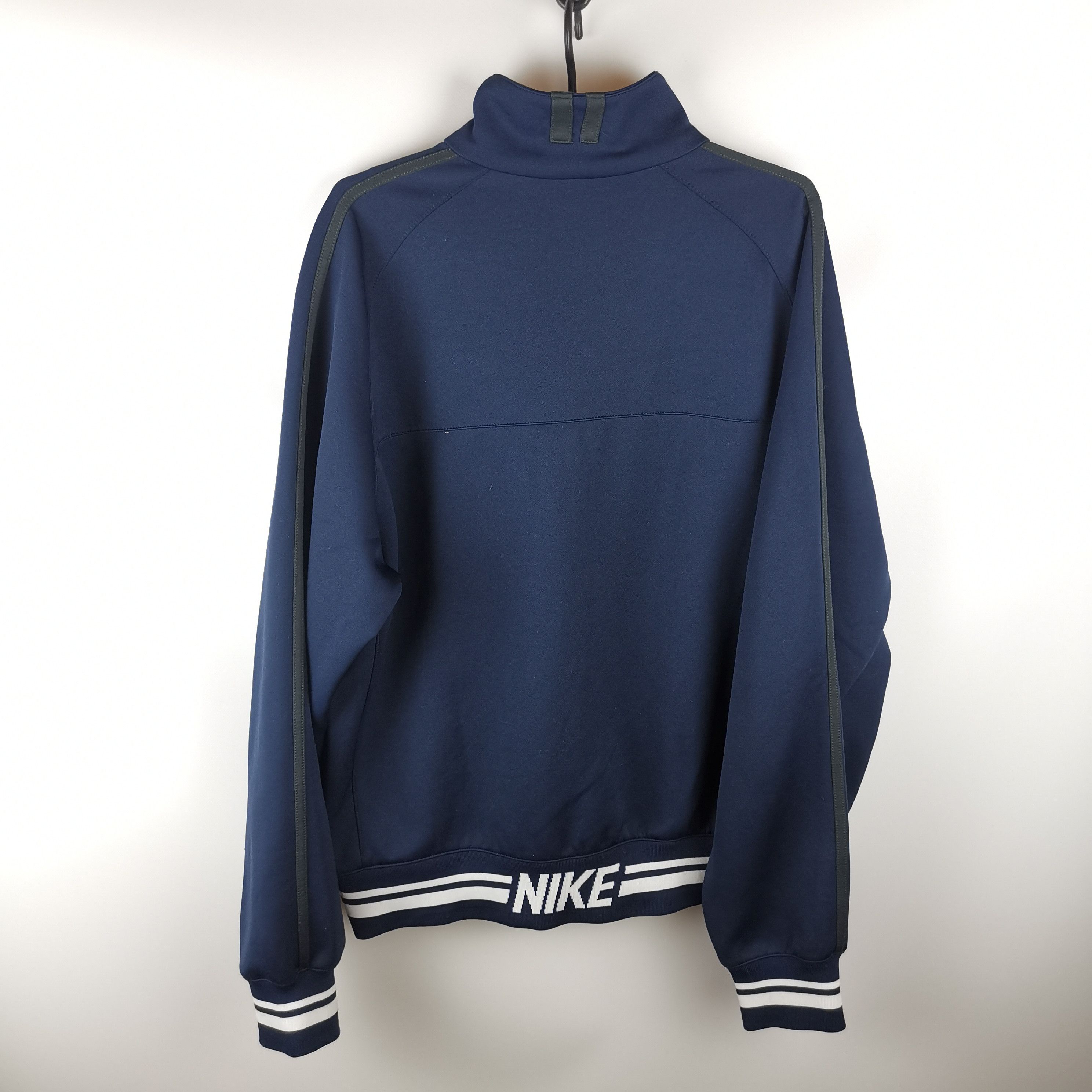 Nike Nike vintage y2k blue big logo track top jacket Size US XL / EU 56 / 4 - 2 Thumbnail