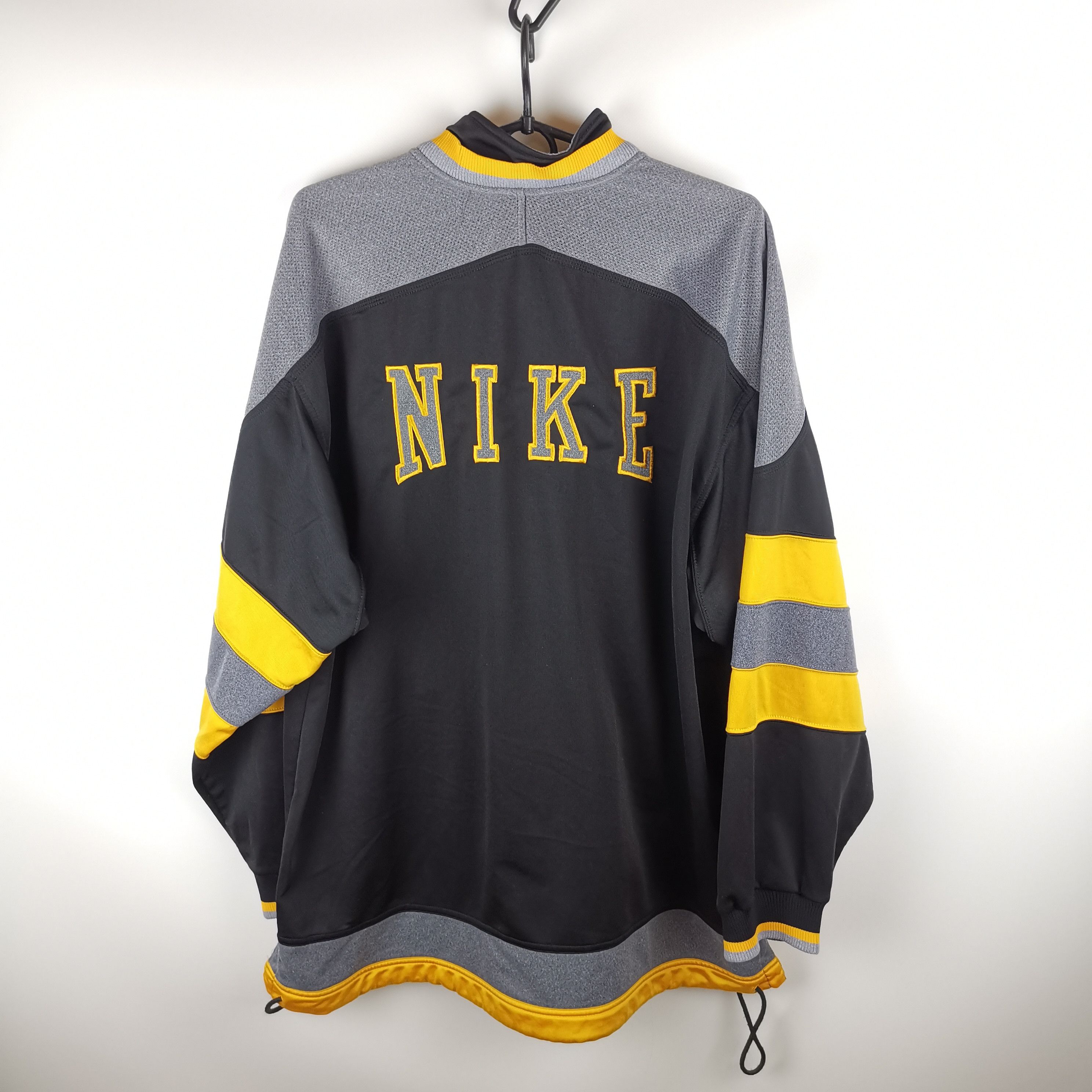 Nike Nike vintage 90s big logo track top bomber jacket Size US L / EU 52-54 / 3 - 2 Thumbnail