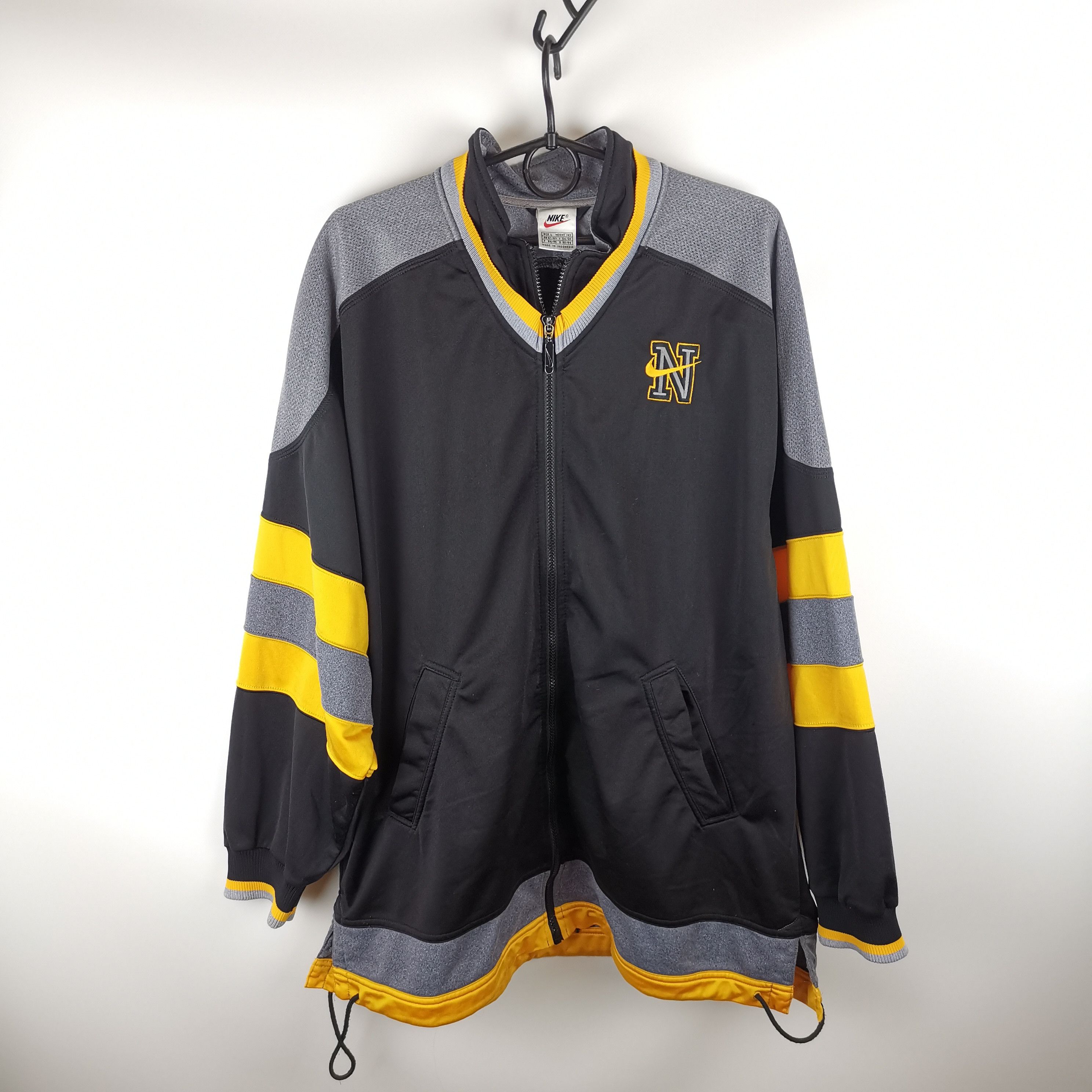 Nike Nike vintage 90s big logo track top bomber jacket Size US L / EU 52-54 / 3 - 1 Thumbnail