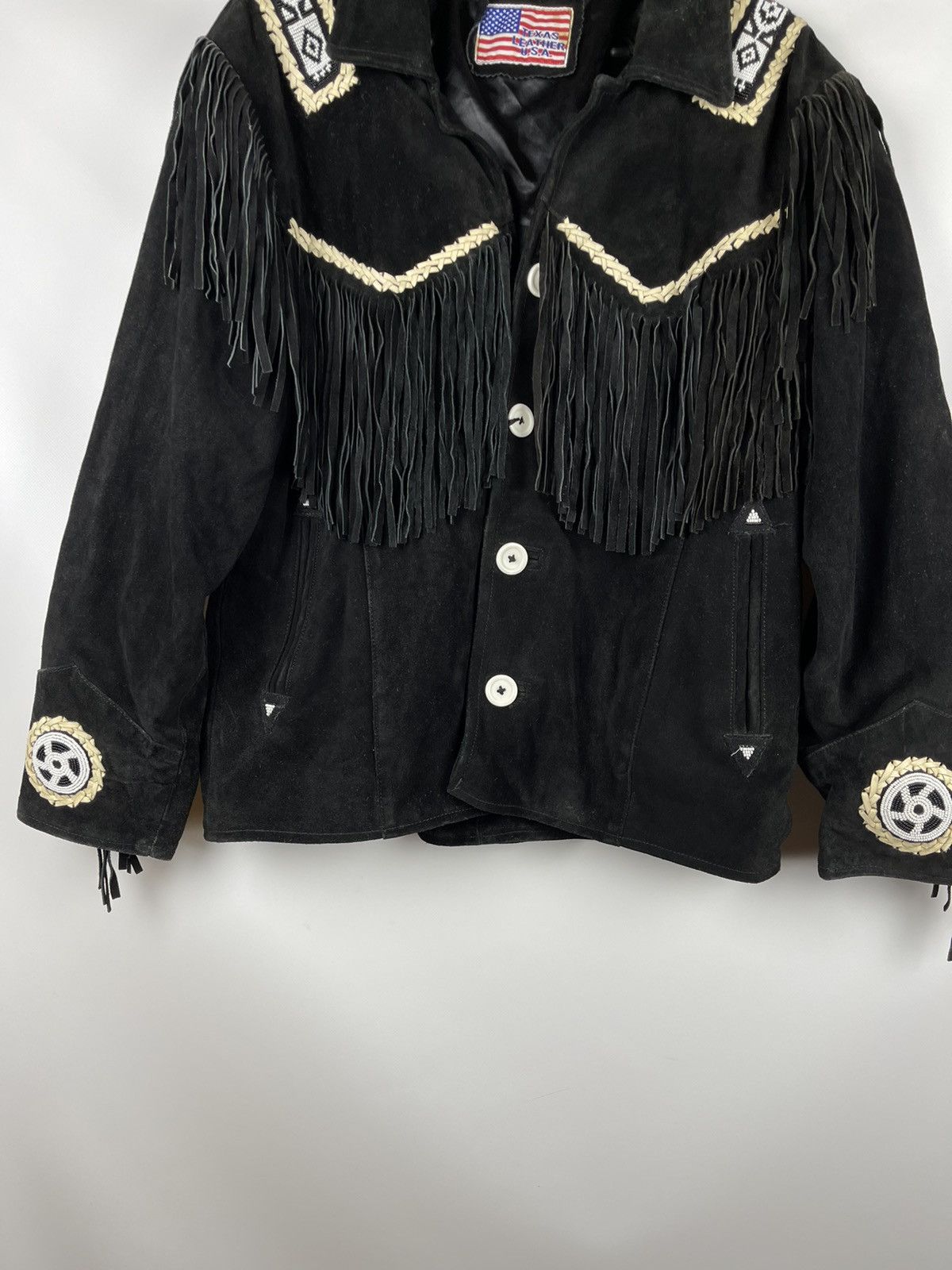 Vintage Texas Leather USA vintage 90s cowboy style leather suede jck Size US M / EU 48-50 / 2 - 7 Thumbnail