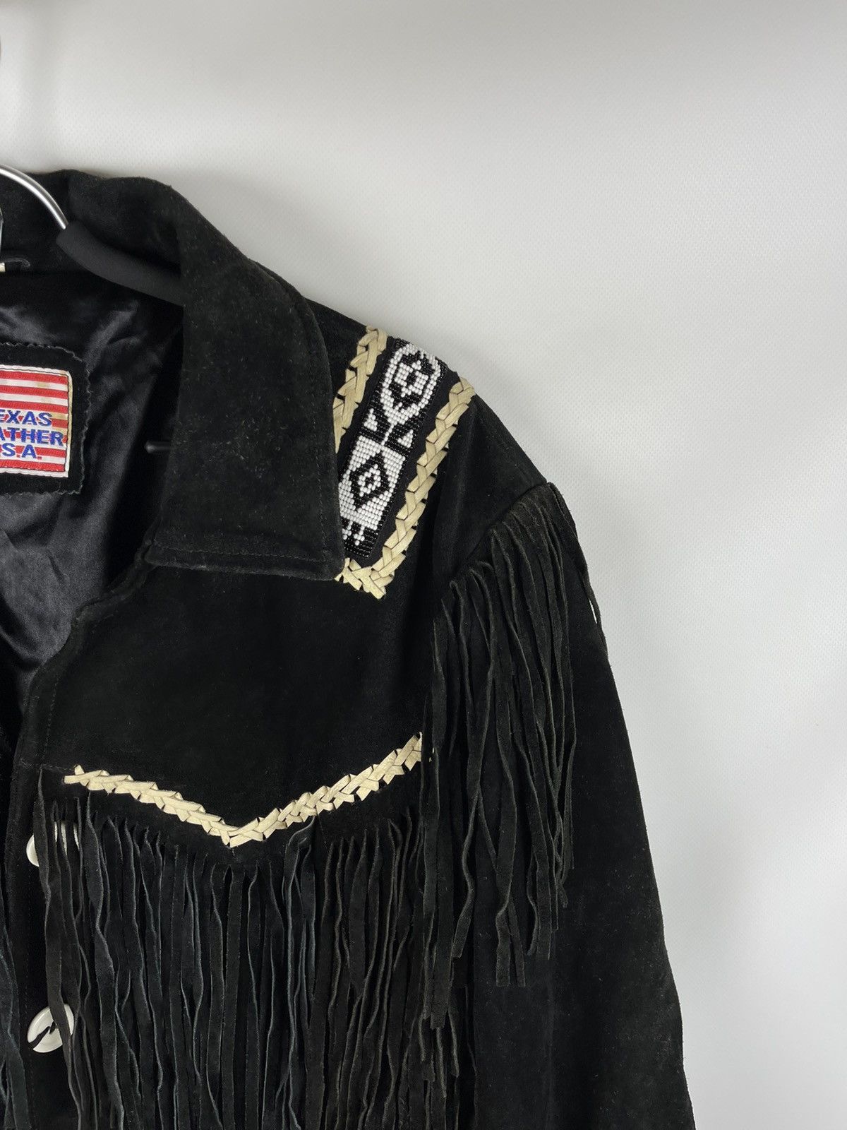 Vintage Texas Leather USA vintage 90s cowboy style leather suede jck Size US M / EU 48-50 / 2 - 9 Thumbnail