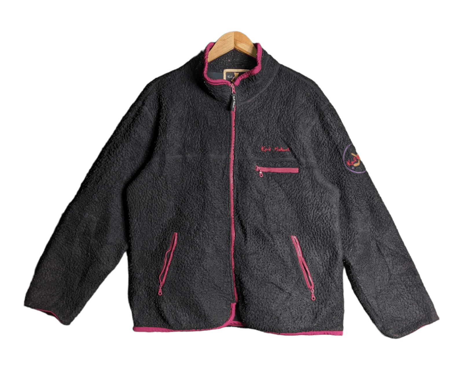 Japanese Brand × Karl Helmut KARL HELMUT HOOKEY SHARPE FLEECH JACKET Size US L / EU 52-54 / 3 - 2 Thumbnail