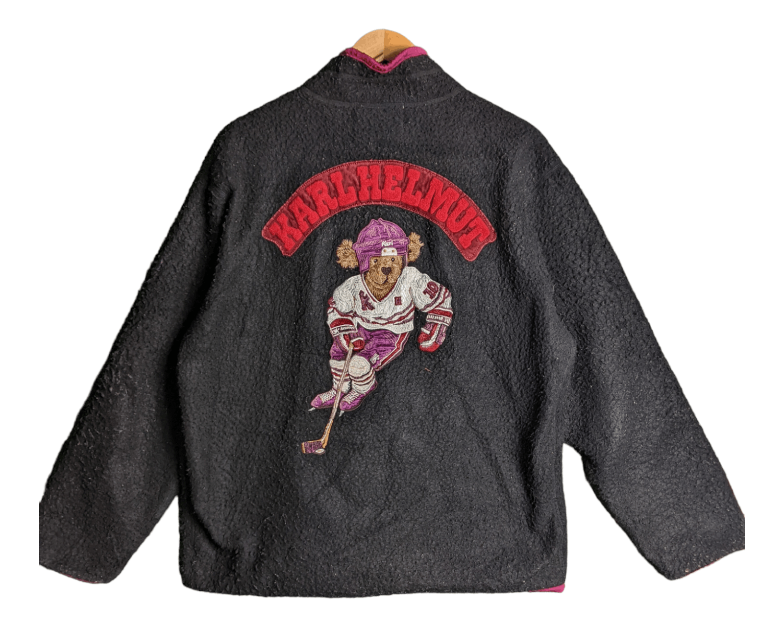 Japanese Brand × Karl Helmut KARL HELMUT HOOKEY SHARPE FLEECH JACKET Size US L / EU 52-54 / 3 - 1 Thumbnail