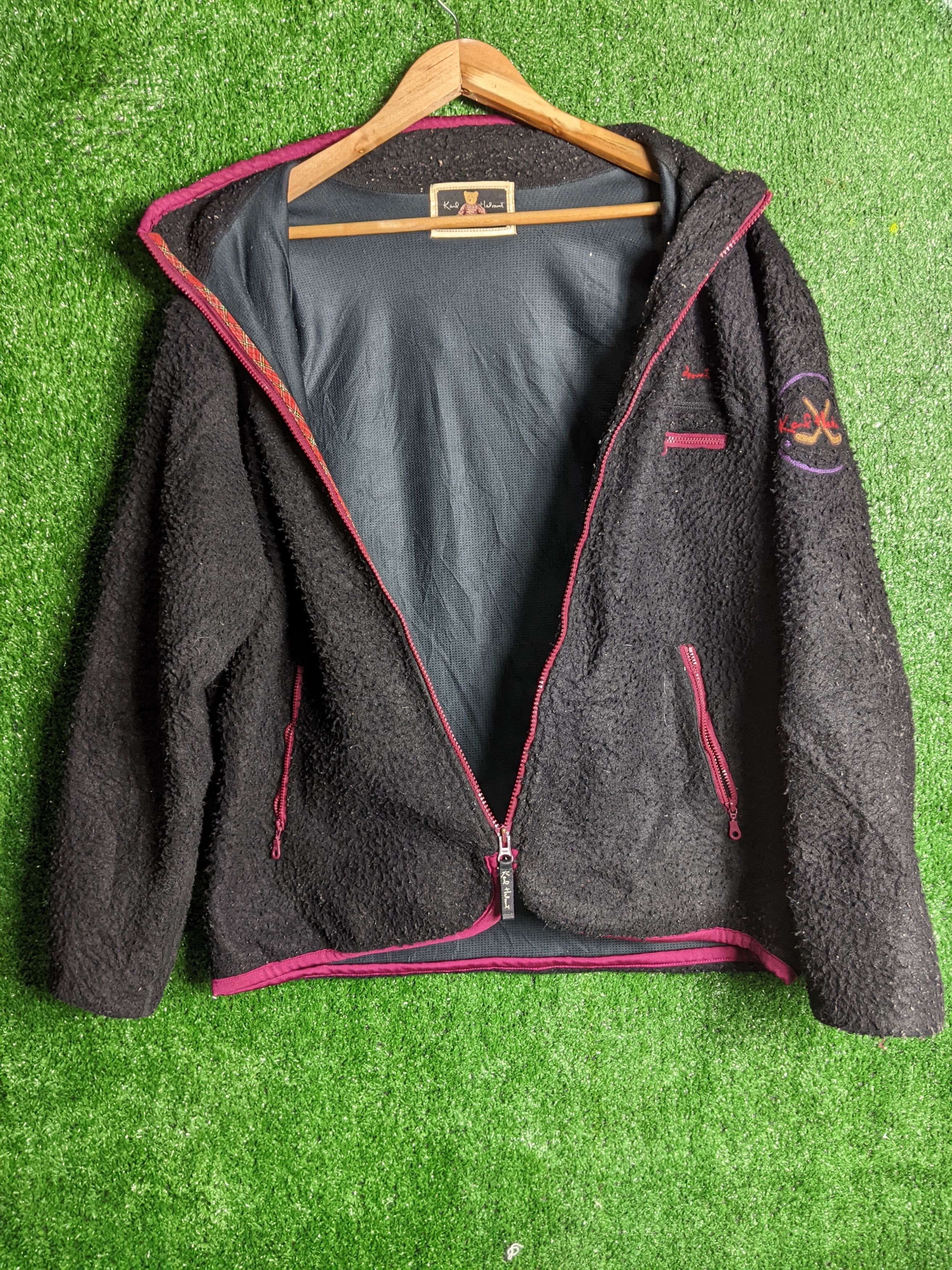Japanese Brand × Karl Helmut KARL HELMUT HOOKEY SHARPE FLEECH JACKET Size US L / EU 52-54 / 3 - 9 Thumbnail