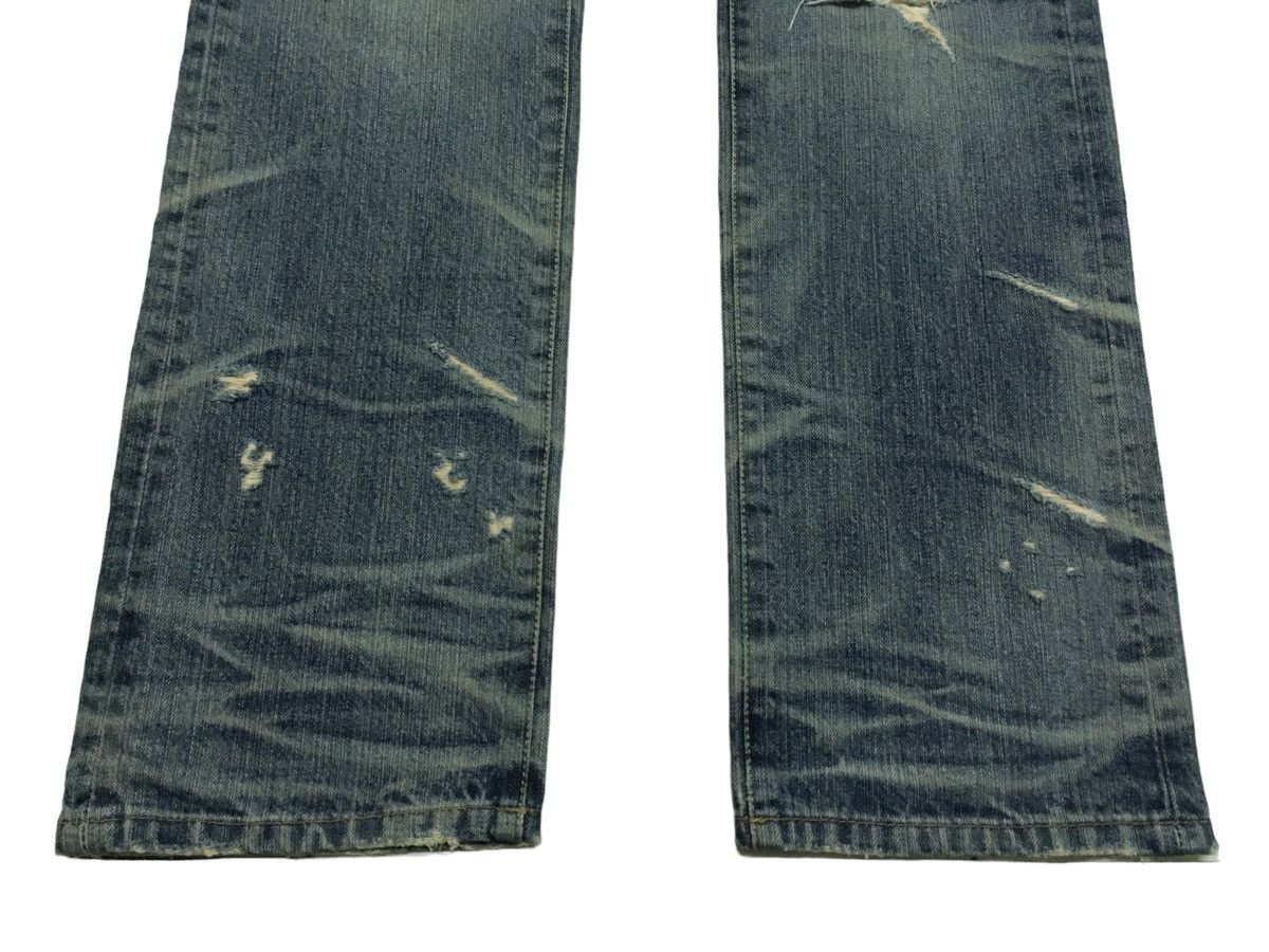 If Six Was Nine Very Rare Vintage Japanese Brand Diggitty Flared Jeans 1990s Size US 33 - 5 Thumbnail