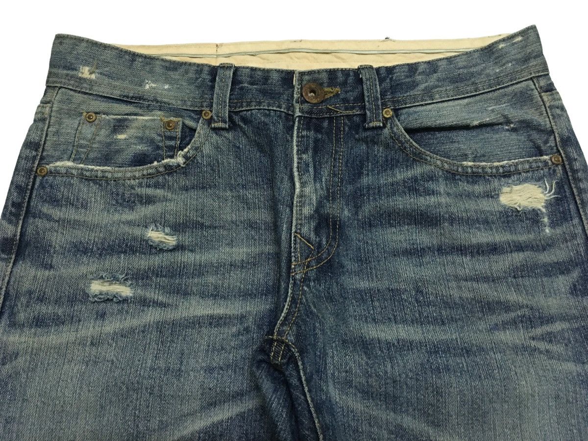 If Six Was Nine Very Rare Vintage Japanese Brand Diggitty Flared Jeans 1990s Size US 33 - 3 Thumbnail