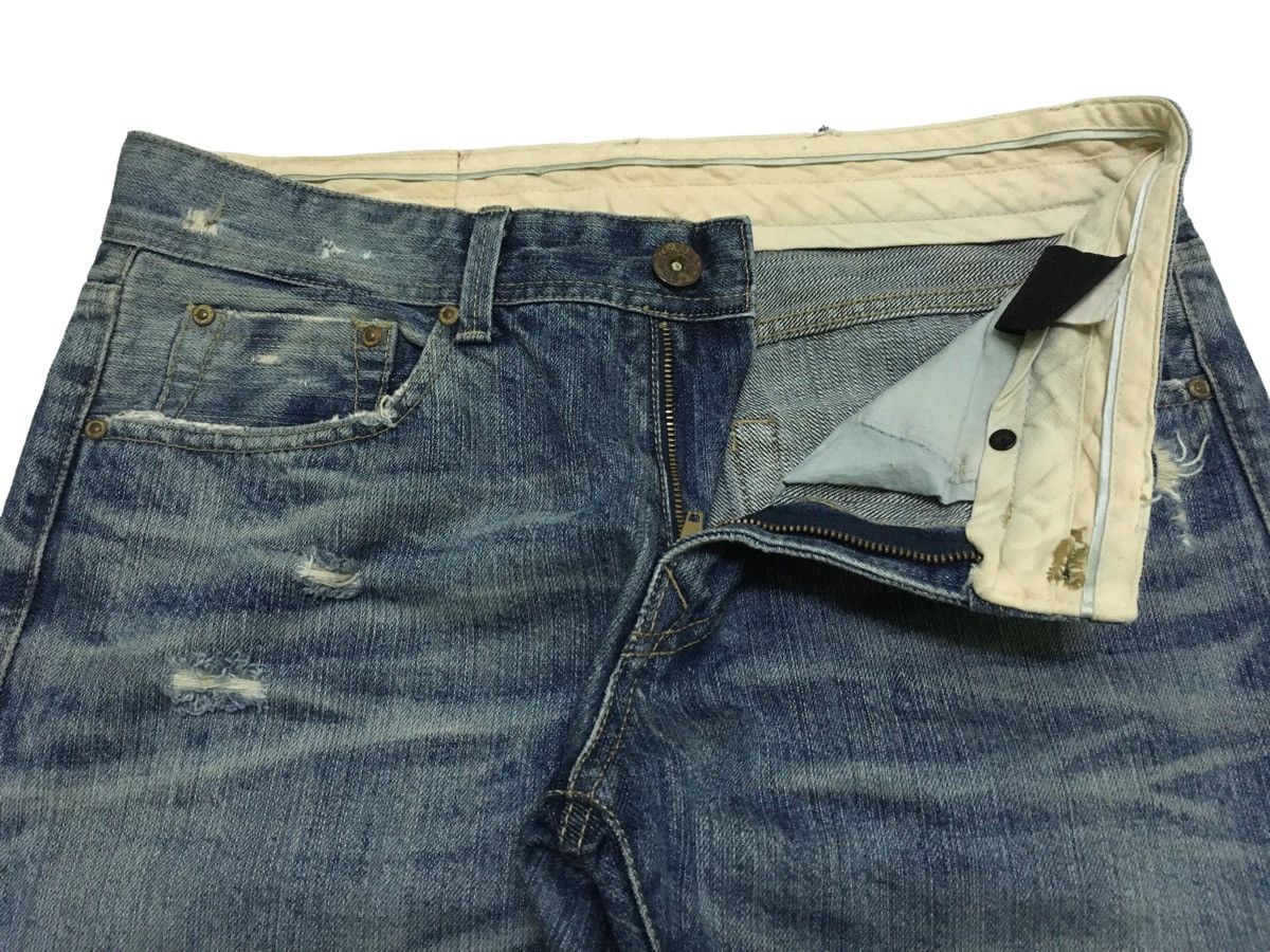 If Six Was Nine Very Rare Vintage Japanese Brand Diggitty Flared Jeans 1990s Size US 33 - 7 Thumbnail
