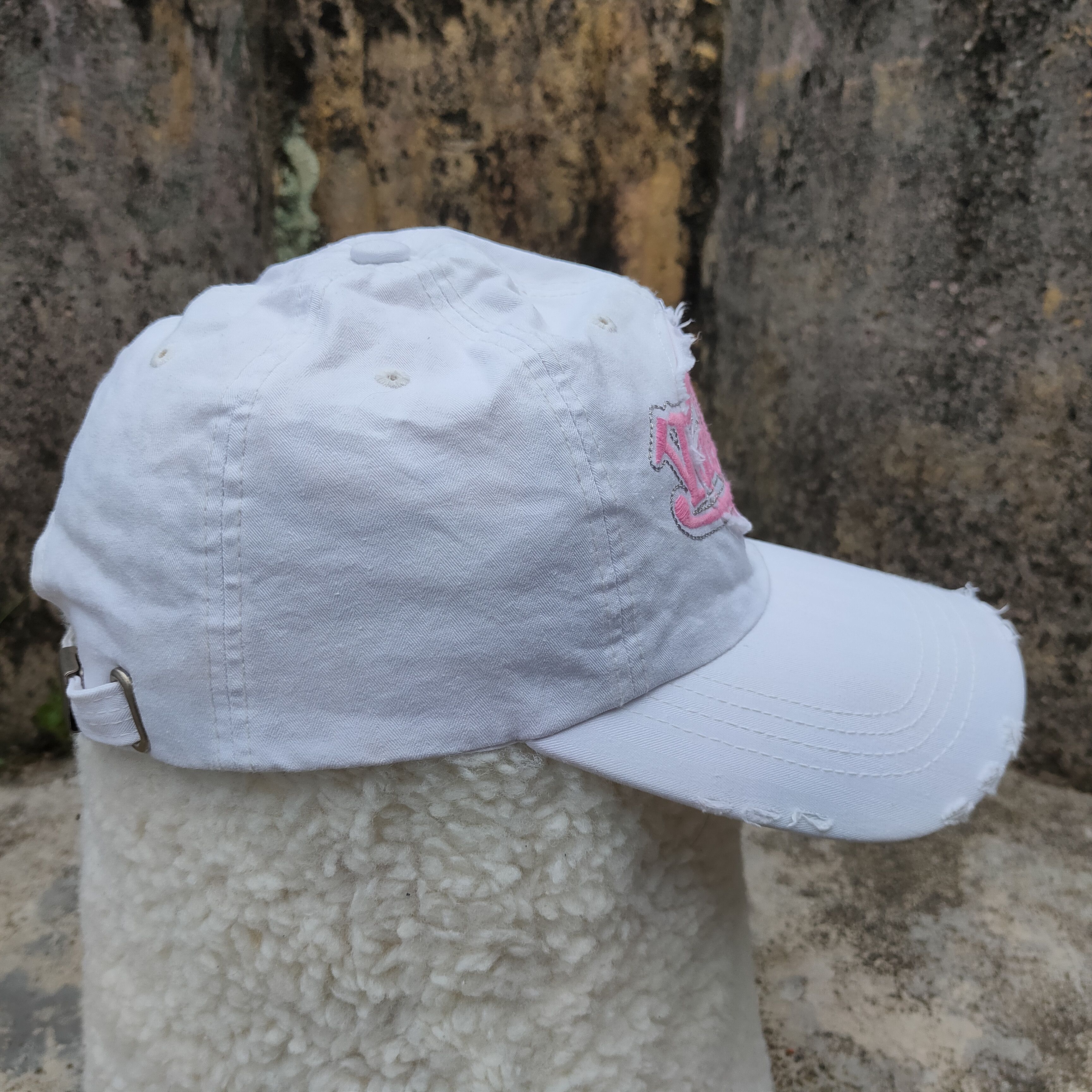 Von Dutch Vintage VON DUTCH Patches Embroidery Cap White Distressed Size ONE SIZE - 6 Thumbnail