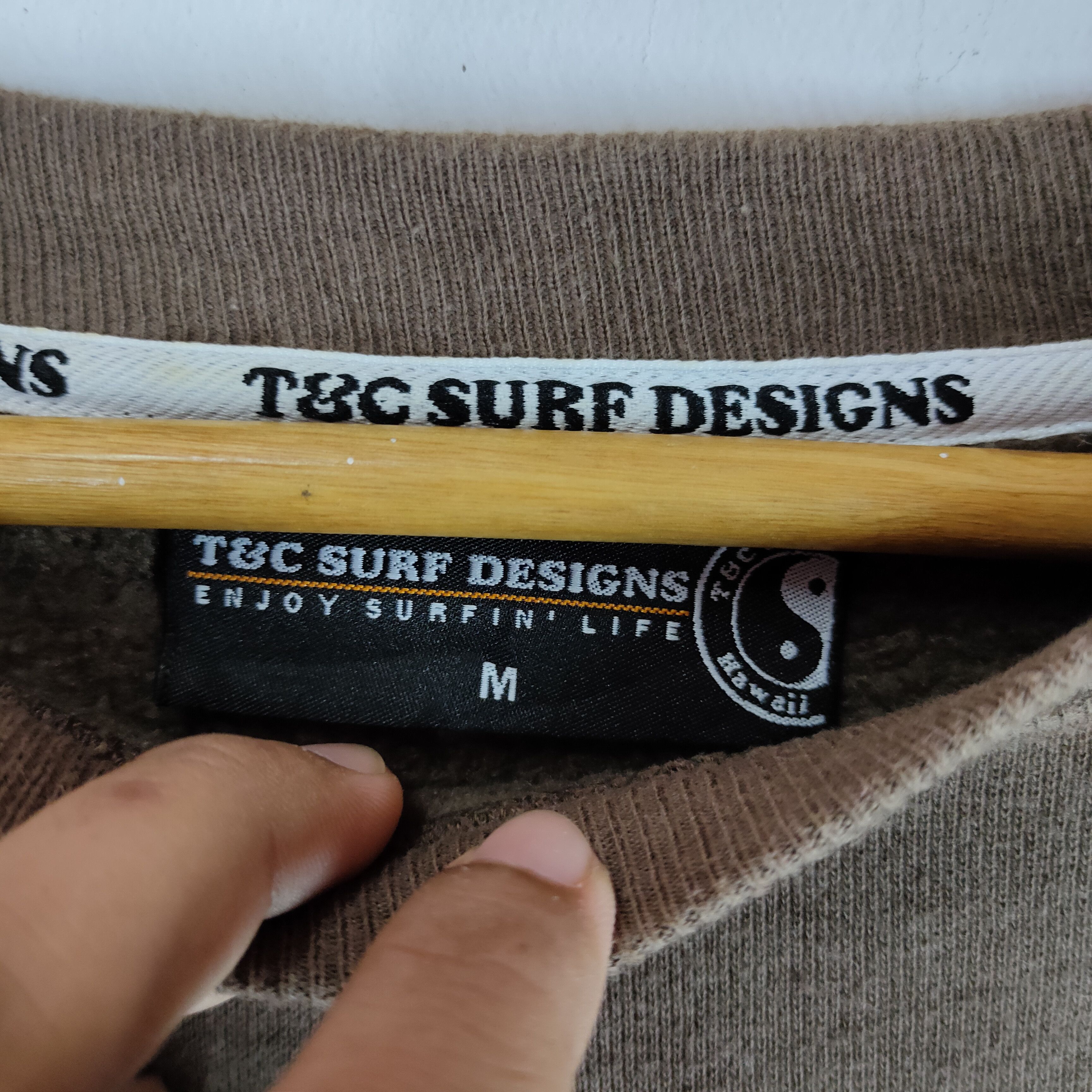 Other T&C SURF M Size Big Back Printed Ying Yang Sweatshirt Size US M / EU 48-50 / 2 - 5 Thumbnail