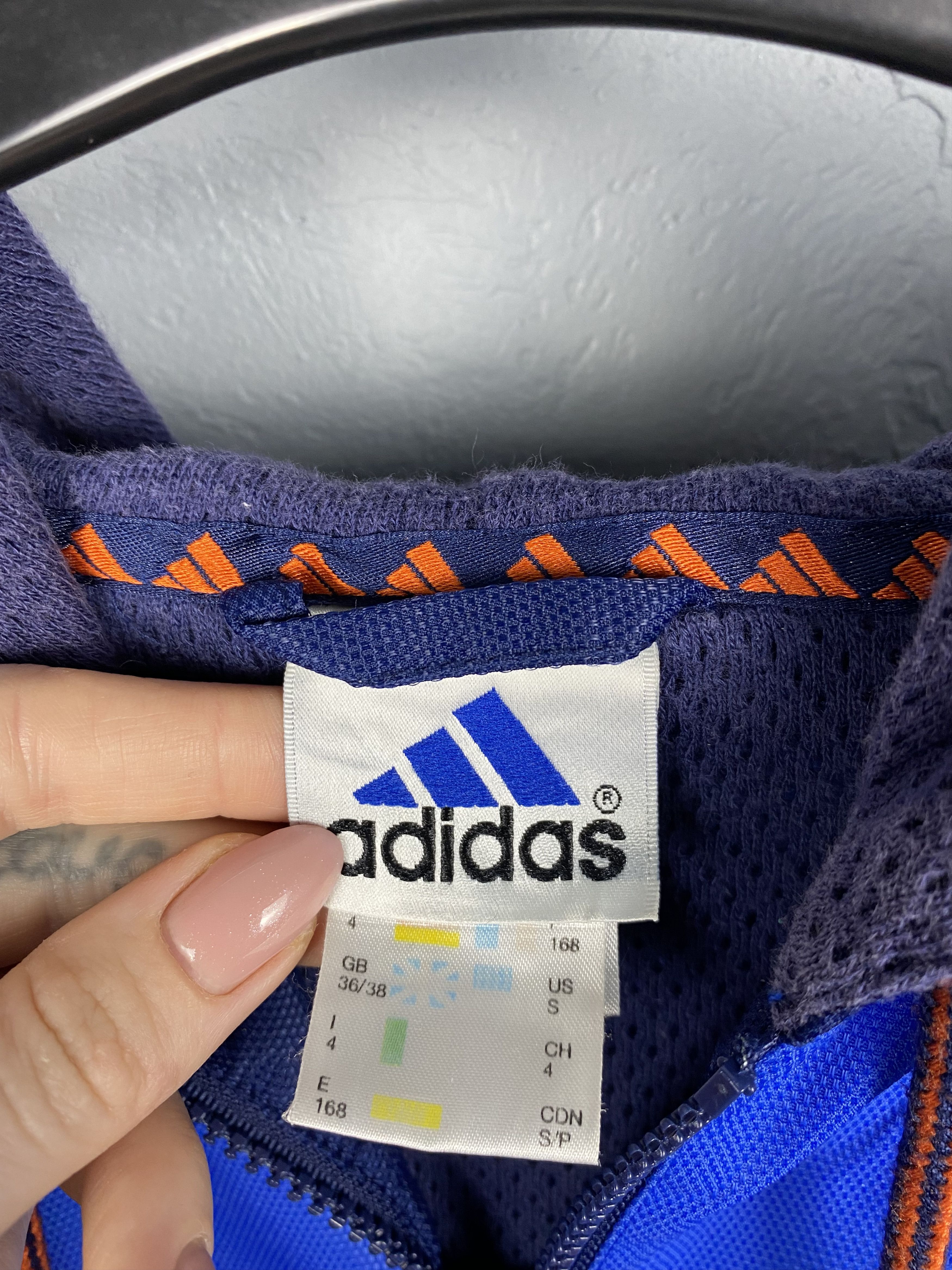 Adidas × Vintage Adidas 90s Vintage Mens Nylon Windrunner Jacket Size US S / EU 44-46 / 1 - 4 Thumbnail