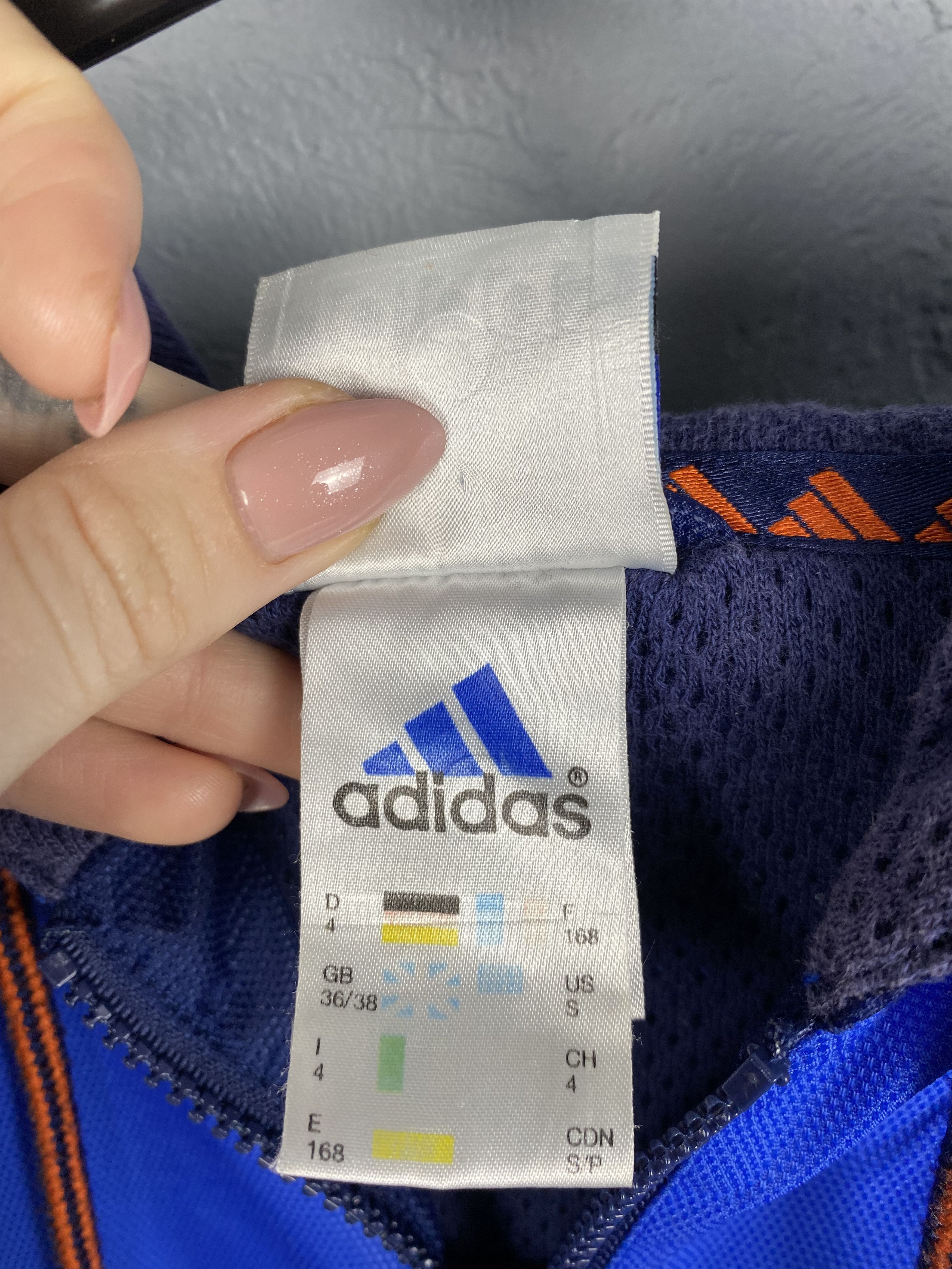 Adidas × Vintage Adidas 90s Vintage Mens Nylon Windrunner Jacket Size US S / EU 44-46 / 1 - 5 Thumbnail