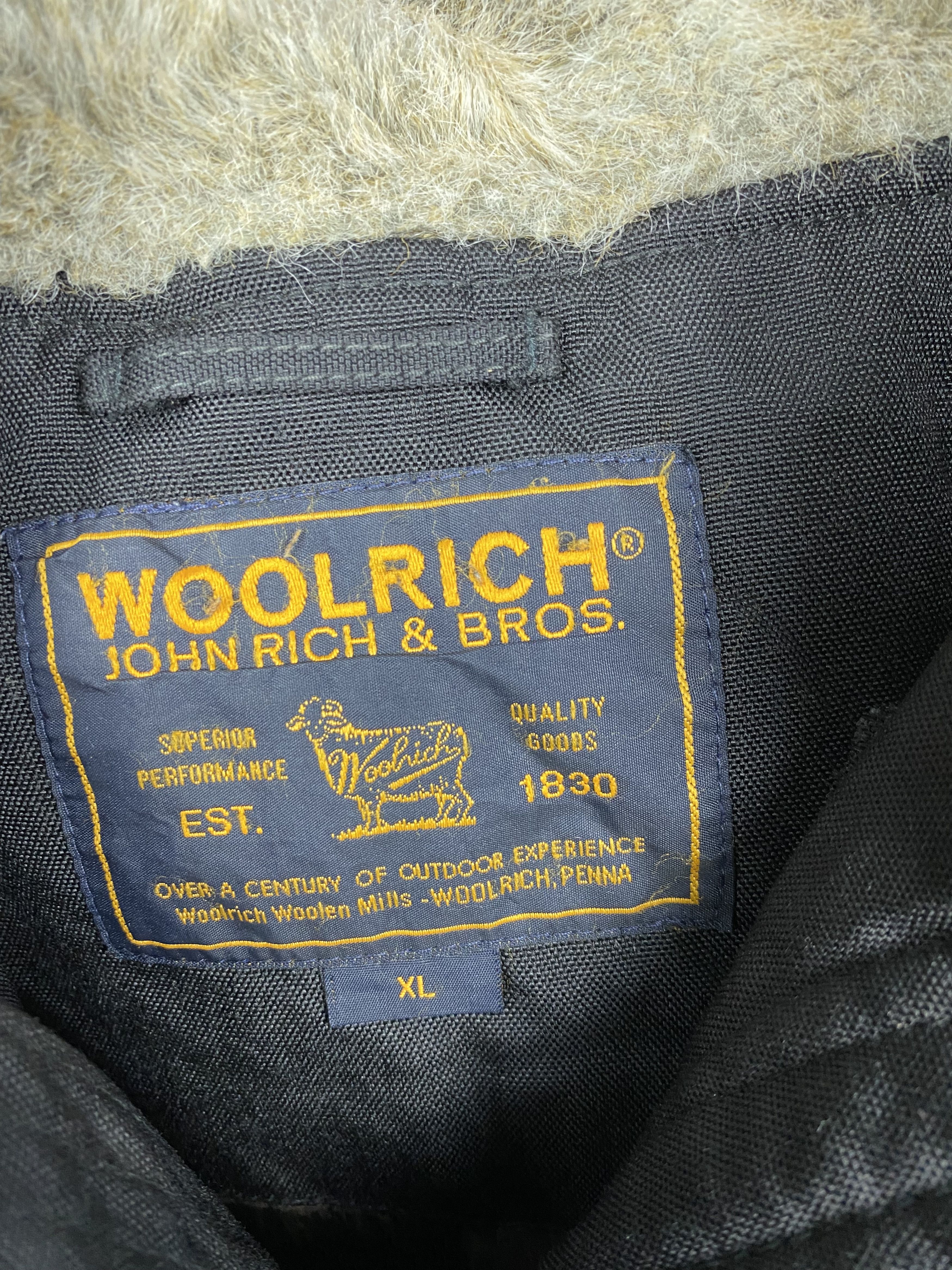 Vintage × Woolrich Woolen Mills Woolrich John Rich & Bros. Bomber Mens Jacket Size US XL / EU 56 / 4 - 5 Thumbnail