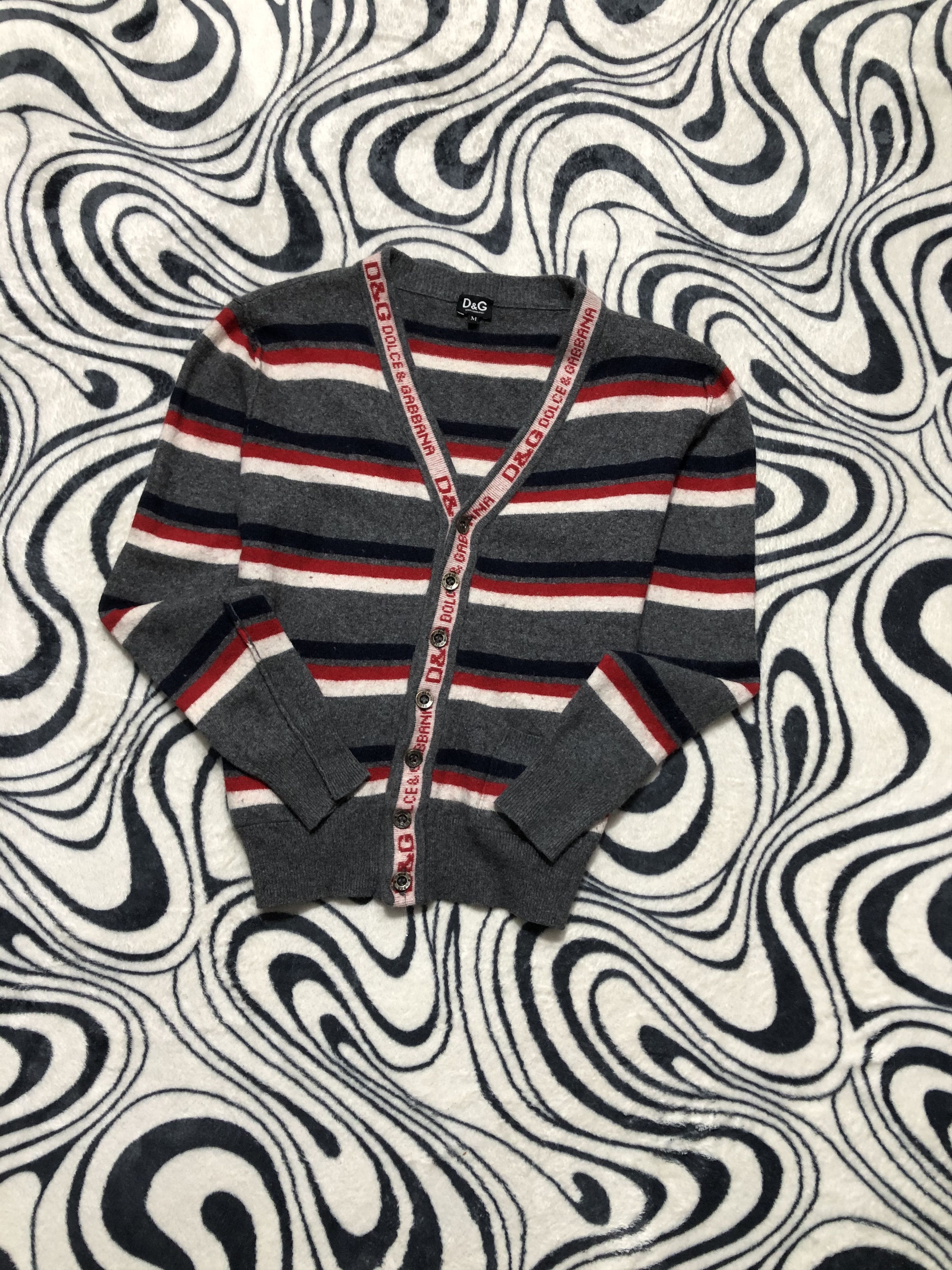 Dolce & Gabbana Dolce & Gabbana Vintage Wool Cardigan Size US S / EU 44-46 / 1 - 1 Thumbnail