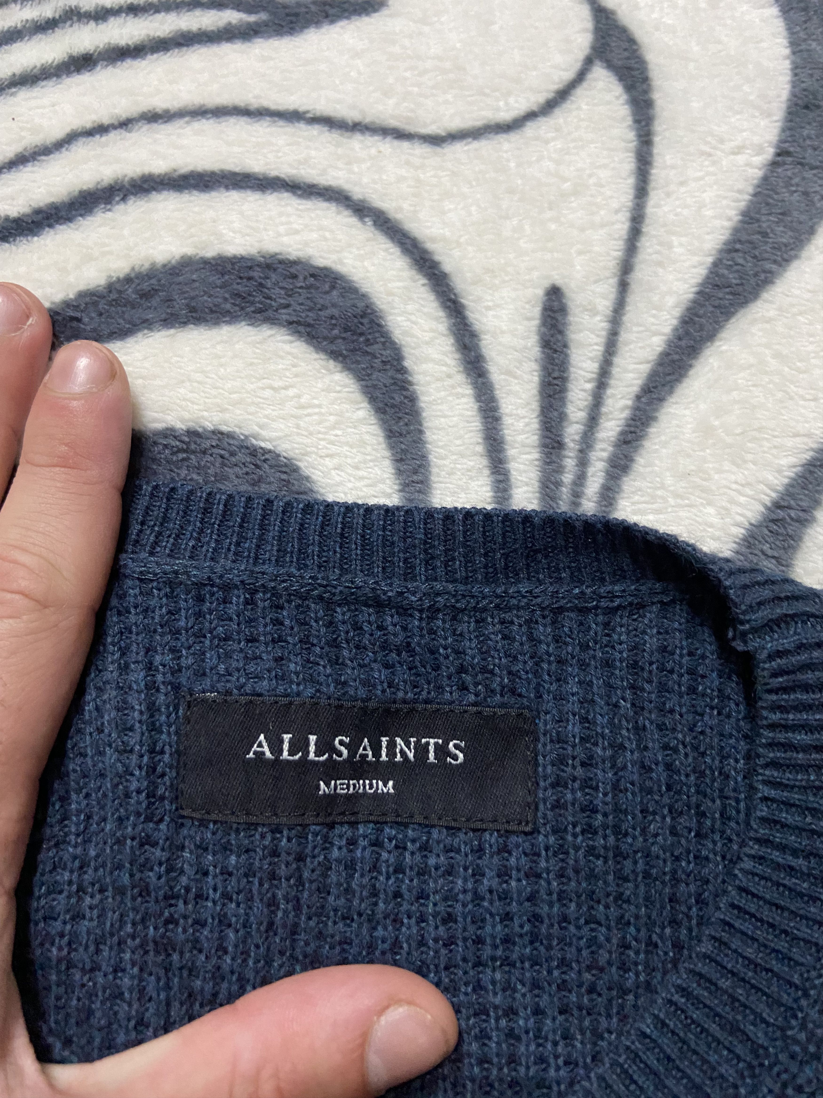 Allsaints Allsaints Mens Knit Ribbed Sweater Size US M / EU 48-50 / 2 - 4 Thumbnail