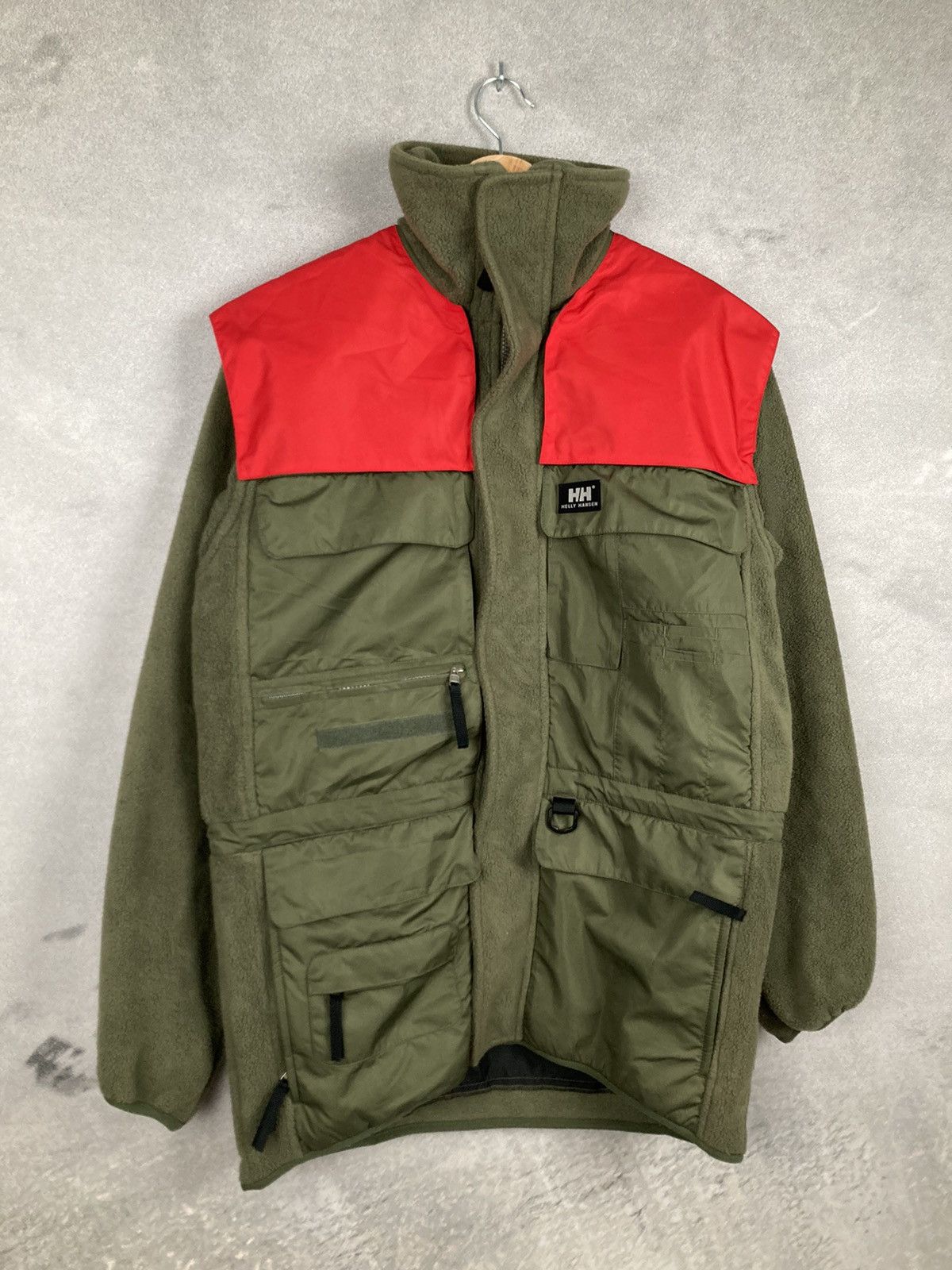 Helly Hansen Helly Hansen Workwear Fleece Jacket Multipocket 90s Rare Size US S / EU 44-46 / 1 - 4 Thumbnail