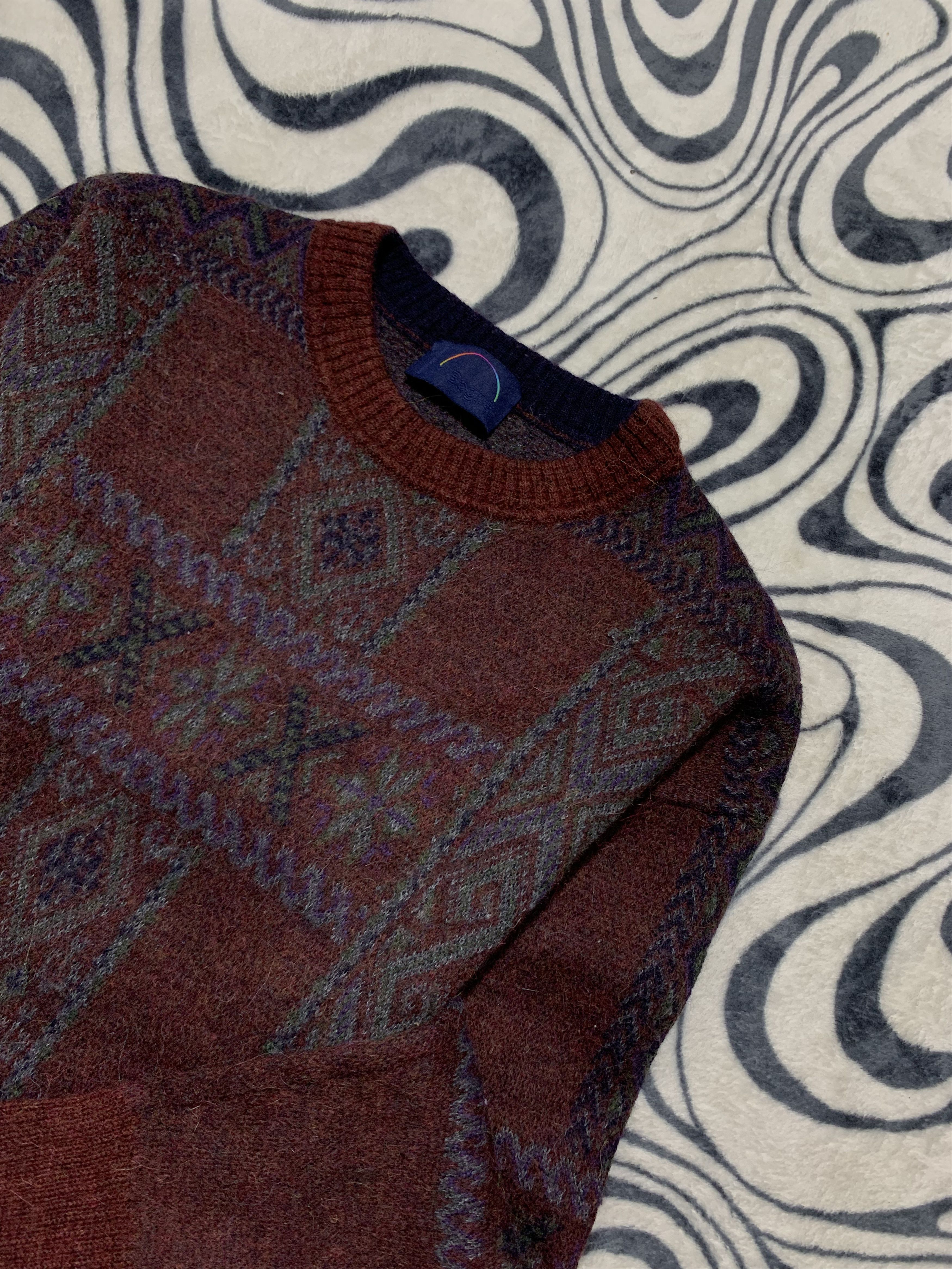 Bogner × Vintage Bogner Vintage Mens Wool Sweater Size US L / EU 52-54 / 3 - 2 Thumbnail