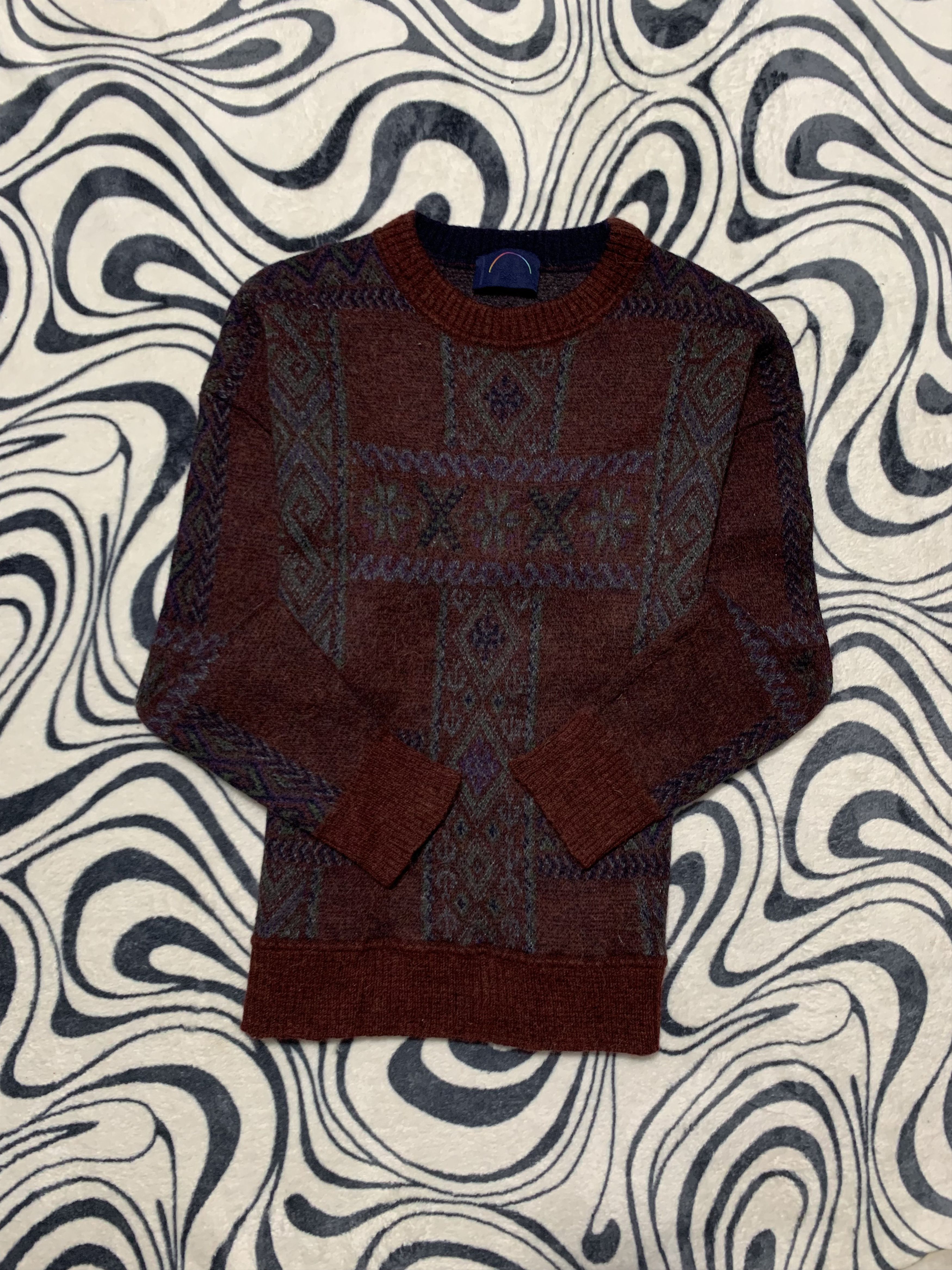 Bogner × Vintage Bogner Vintage Mens Wool Sweater Size US L / EU 52-54 / 3 - 1 Thumbnail