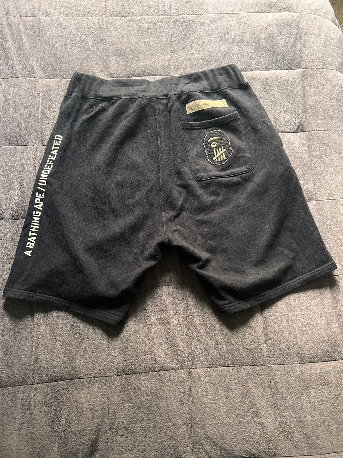 Bape x undefeated shorts best sale