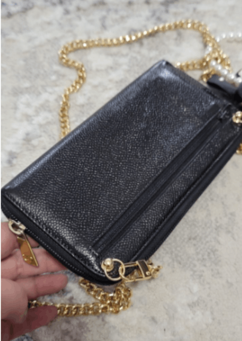 Chanel Chanel CC Mark Logo Caviar Leather Zippy Wallet on Chain Size ONE SIZE - 4 Thumbnail