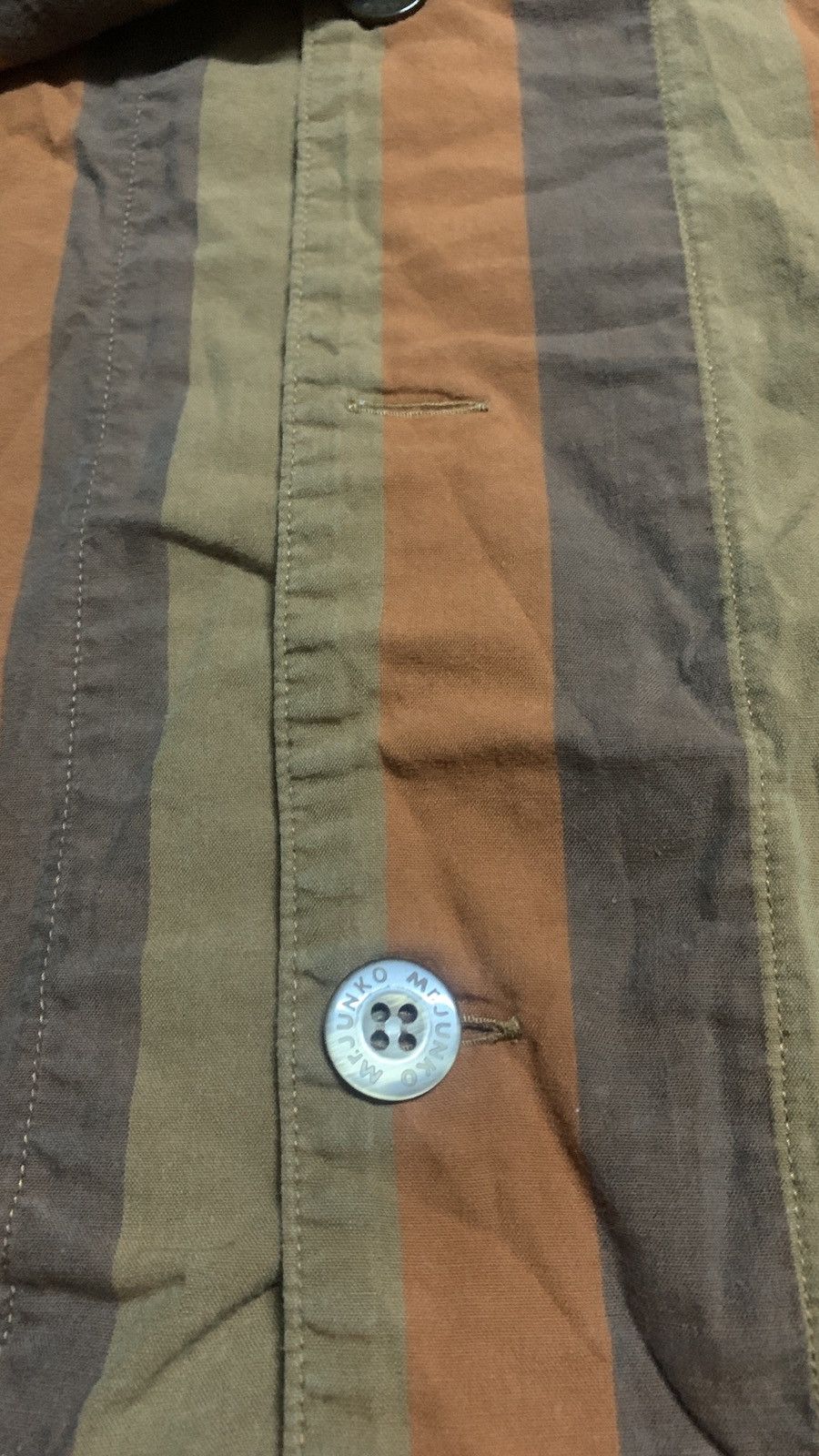 Japanese Brand × Mr. Junko VINTAGE MR JUNKO JAPAN STRIPES PYJAMAS MADE IN JAPAN Size US M / EU 48-50 / 2 - 9 Thumbnail