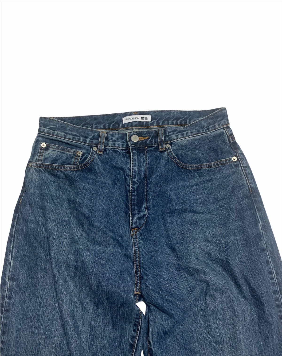 JW Anderson JW ANDERSON EMBROIDERY LOGO WASHED BLUE DENIM Size US 32 / EU 48 - 5 Thumbnail