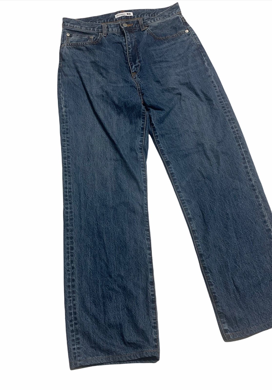 JW Anderson JW ANDERSON EMBROIDERY LOGO WASHED BLUE DENIM Size US 32 / EU 48 - 3 Thumbnail
