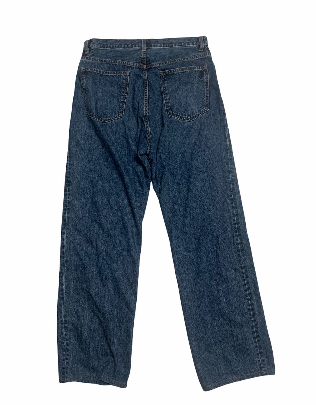 JW Anderson JW ANDERSON EMBROIDERY LOGO WASHED BLUE DENIM Size US 32 / EU 48 - 2 Thumbnail