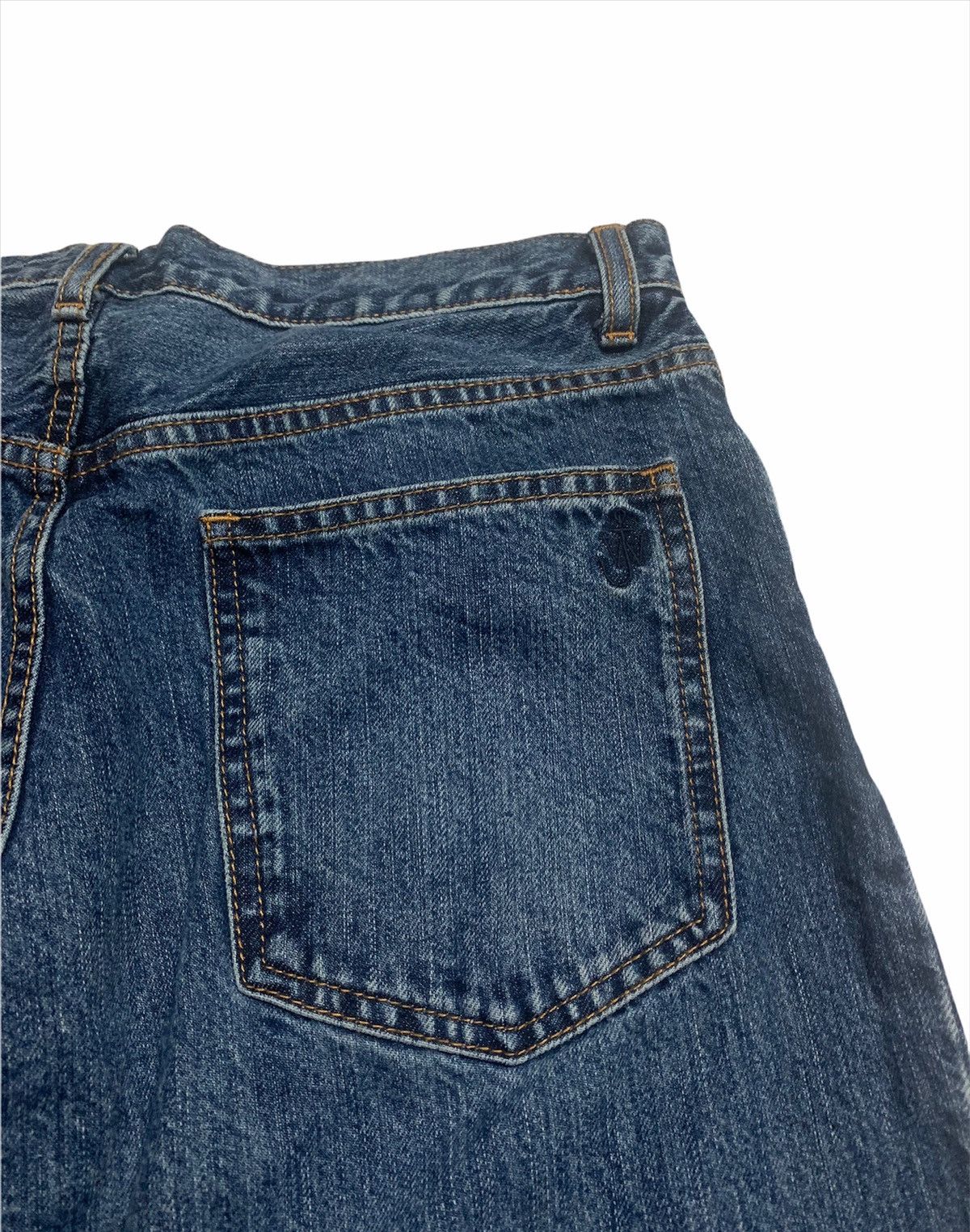 JW Anderson JW ANDERSON EMBROIDERY LOGO WASHED BLUE DENIM Size US 32 / EU 48 - 9 Thumbnail