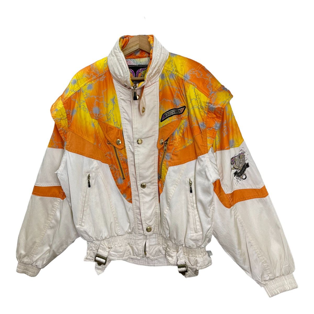 CB Sports Vintage CB Sport White Fullzip Ski Jacket Size M Size US M / EU 48-50 / 2 - 3 Thumbnail
