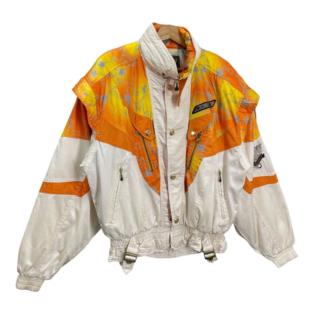 CB Sports Vintage CB Sport White Fullzip Ski Jacket Size M Size US M / EU 48-50 / 2 - 2 Thumbnail