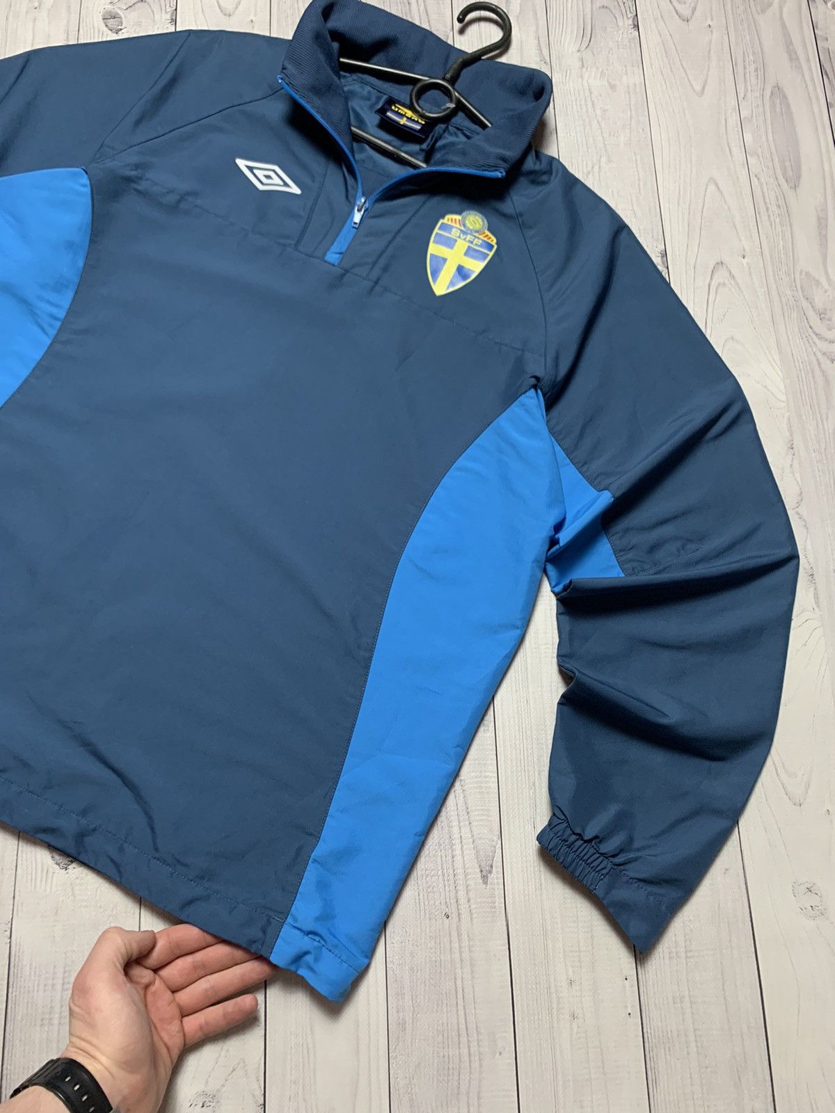 Umbro × Vintage Vintage soccer jacket Umbro Sweden size M Size US M / EU 48-50 / 2 - 3 Thumbnail