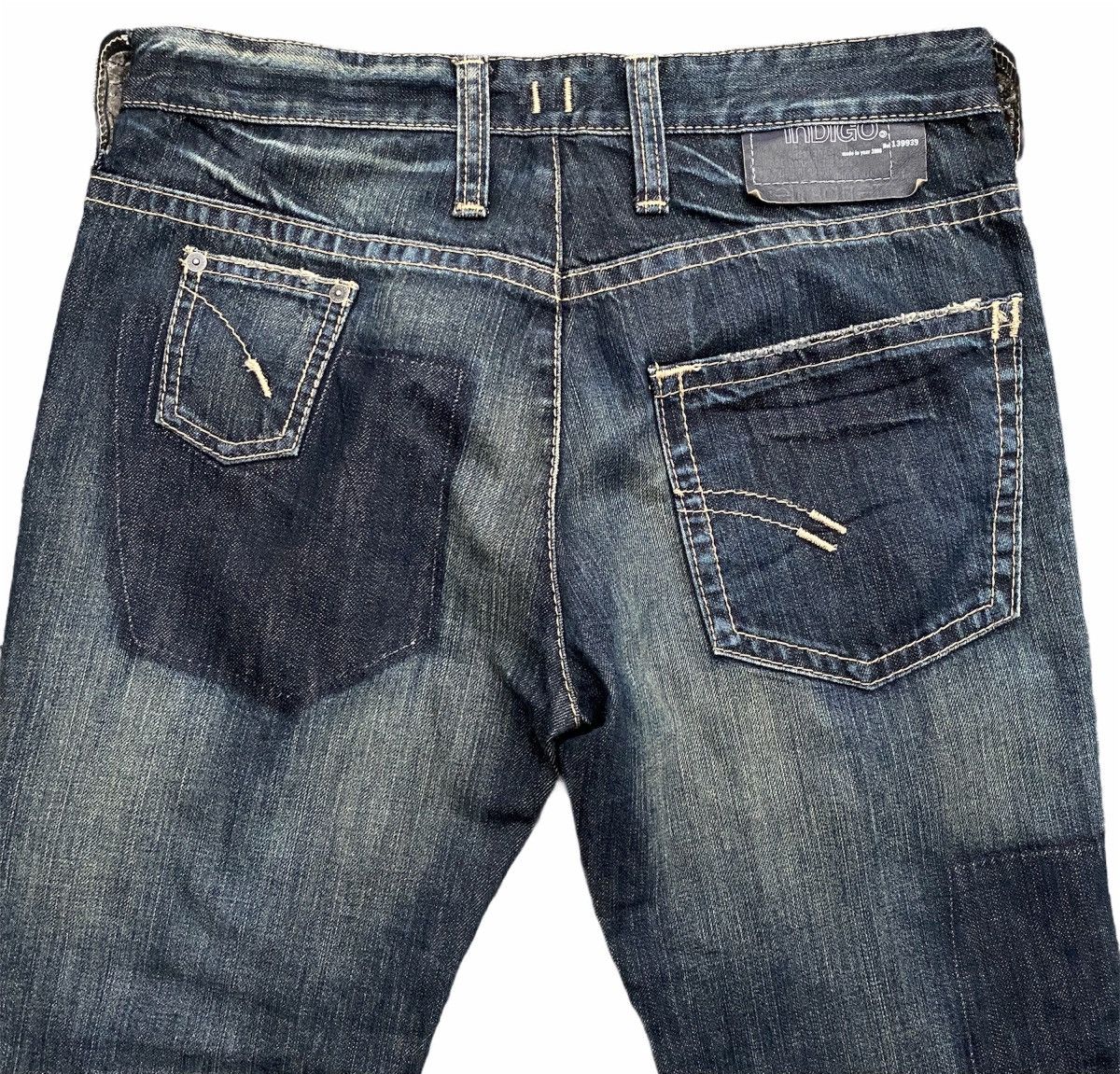 Neil Barrett Neil Barrett Indigo Rare Design Denim Blue Jeans Pants 2006 Size US 33 - 4 Thumbnail