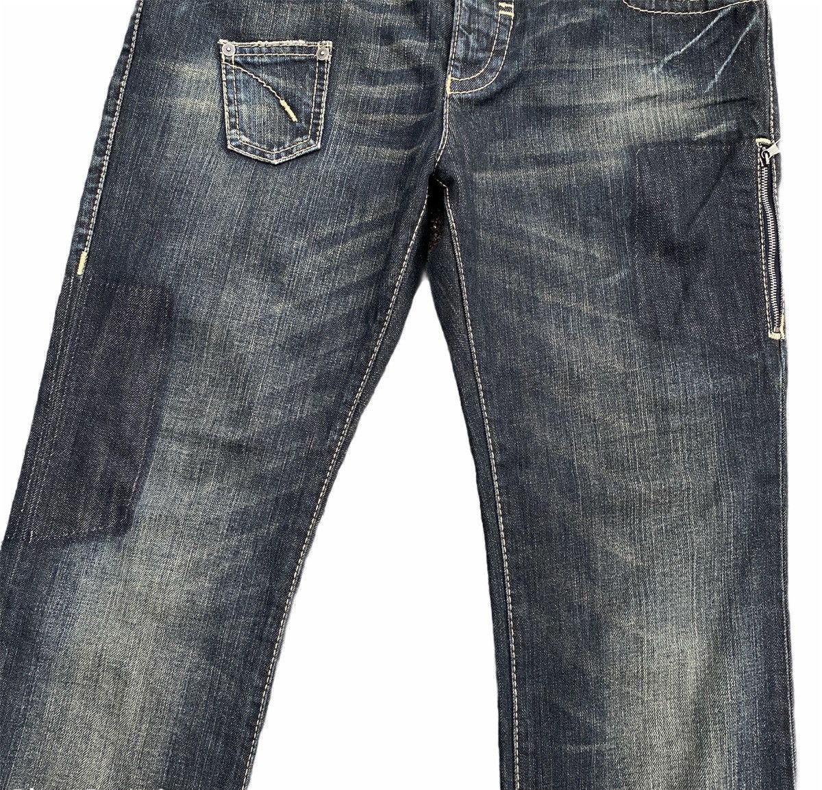 Neil Barrett Neil Barrett Indigo Rare Design Denim Blue Jeans Pants 2006 Size US 33 - 7 Thumbnail