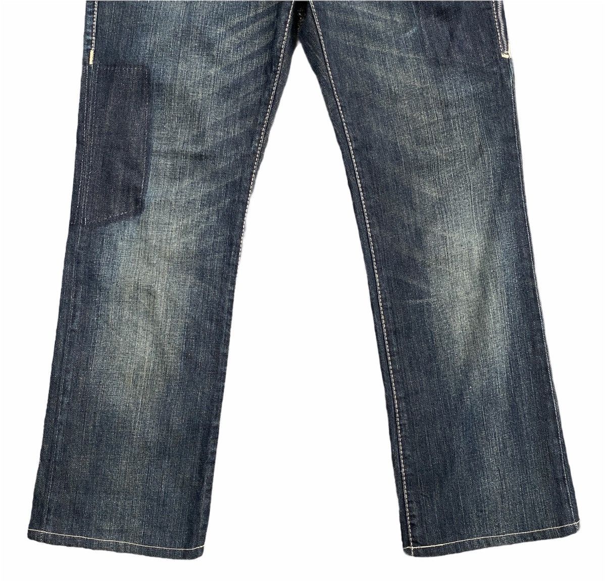 Neil Barrett Neil Barrett Indigo Rare Design Denim Blue Jeans Pants 2006 Size US 33 - 8 Thumbnail