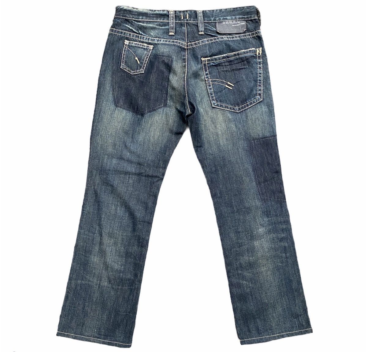 Neil Barrett Neil Barrett Indigo Rare Design Denim Blue Jeans Pants 2006 Size US 33 - 2 Thumbnail