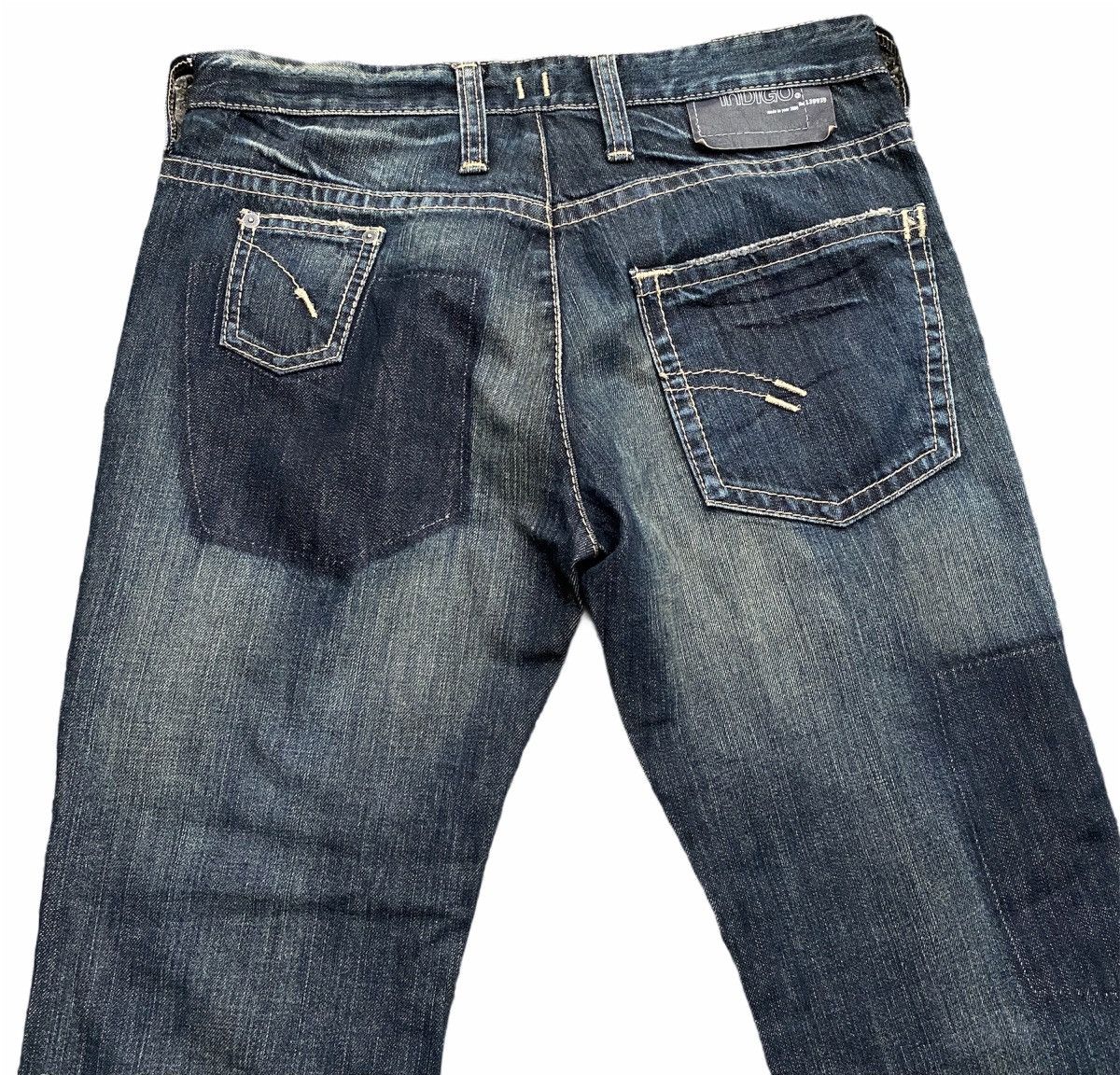 Neil Barrett Neil Barrett Indigo Rare Design Denim Blue Jeans Pants 2006 Size US 33 - 6 Thumbnail