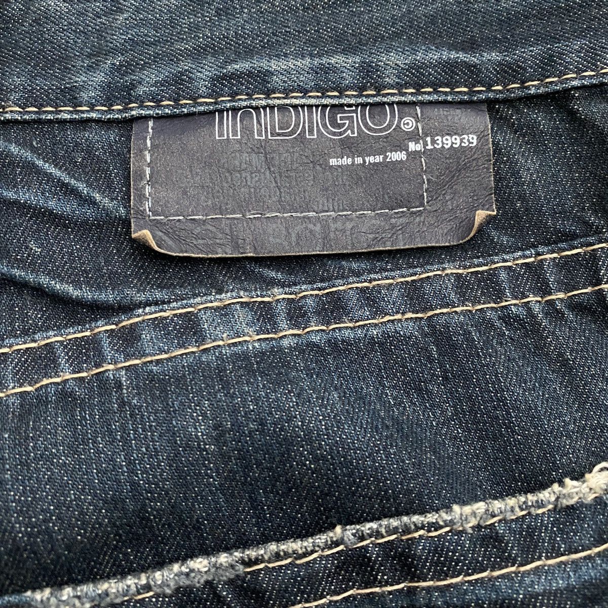 Neil Barrett Neil Barrett Indigo Rare Design Denim Blue Jeans Pants 2006 Size US 33 - 10 Thumbnail