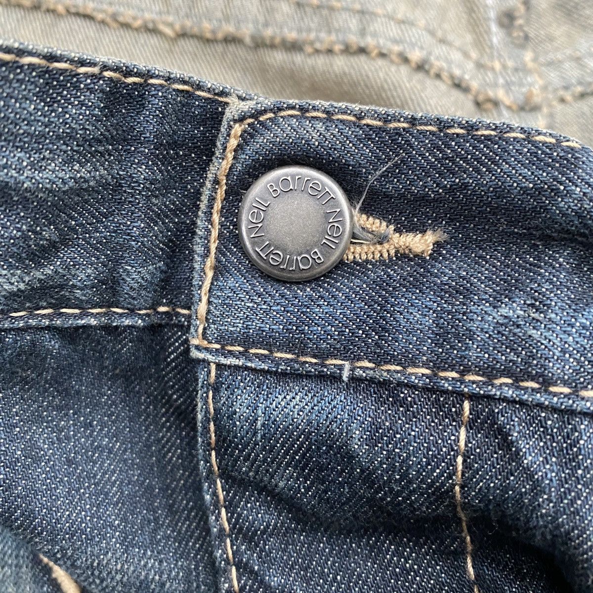 Neil Barrett Neil Barrett Indigo Rare Design Denim Blue Jeans Pants 2006 Size US 33 - 11 Thumbnail