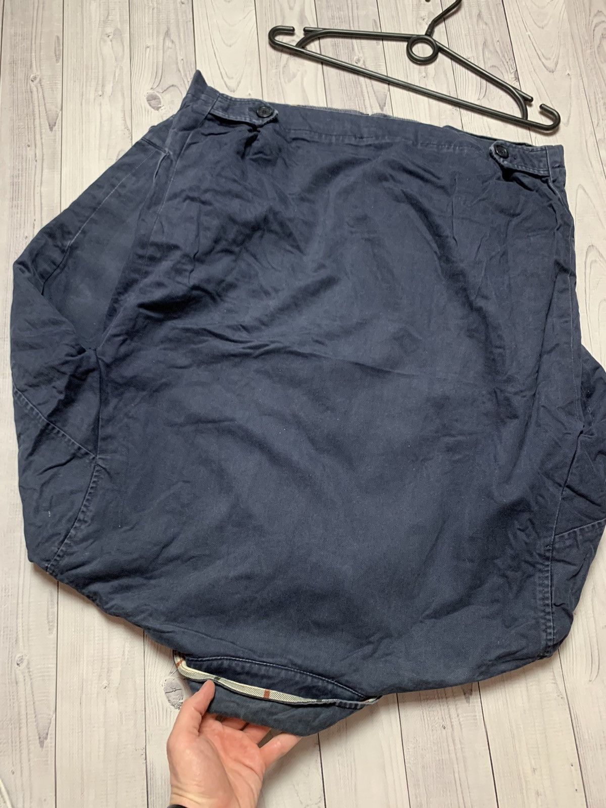 Vintage denim jacket Thomas Burberry size XL plaid