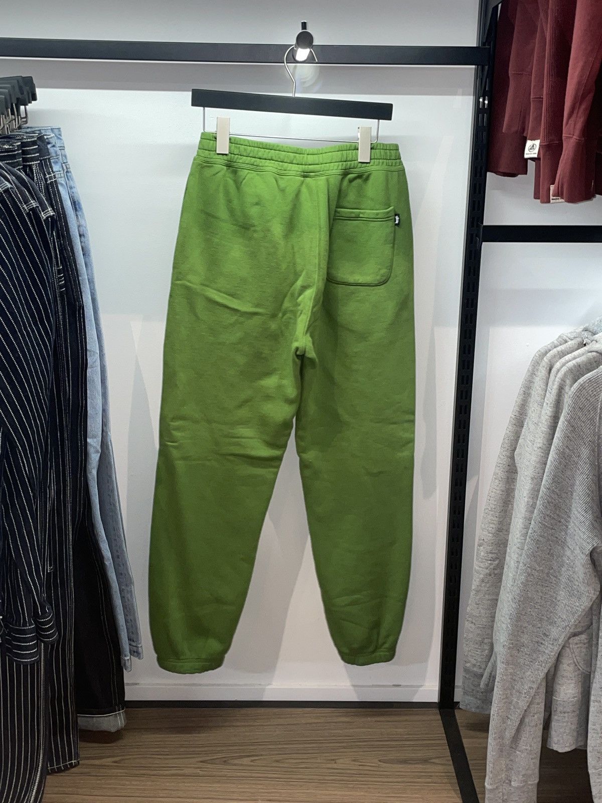 Stussy Stüssy Stock Logo Sweatpants Green Size S Size US 32 / EU 48 - 2 Thumbnail