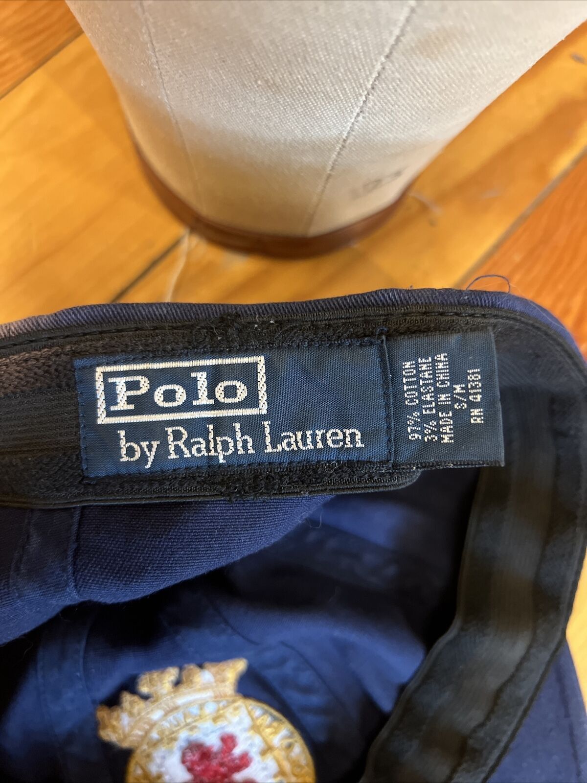Polo Ralph Lauren Vintage Polo Ralph Lauren Fitted Crest Cap Hat Medium Size 36 - 5 Thumbnail