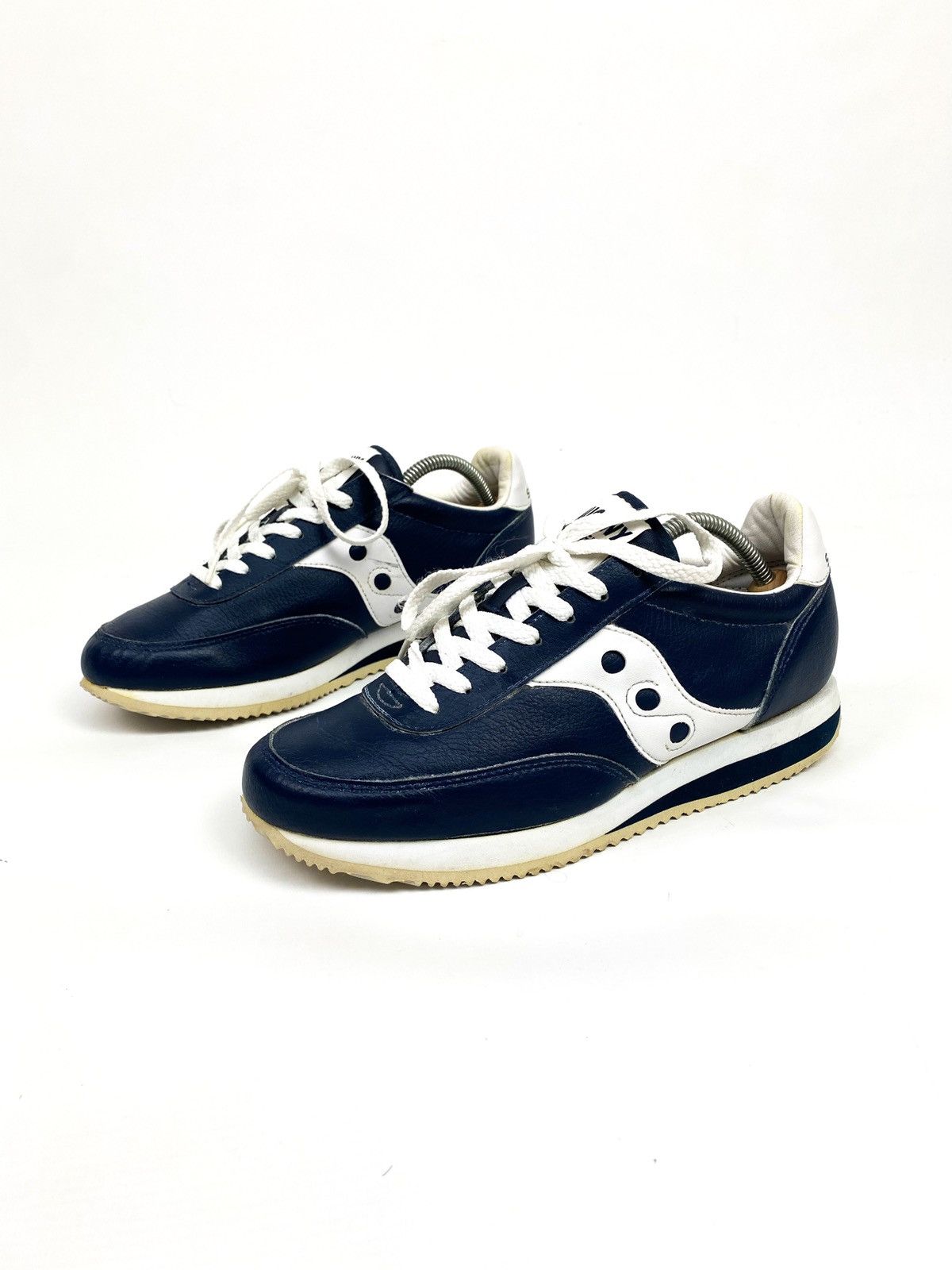 Saucony Blue Suede Leather Low Top Sneakers main image 1