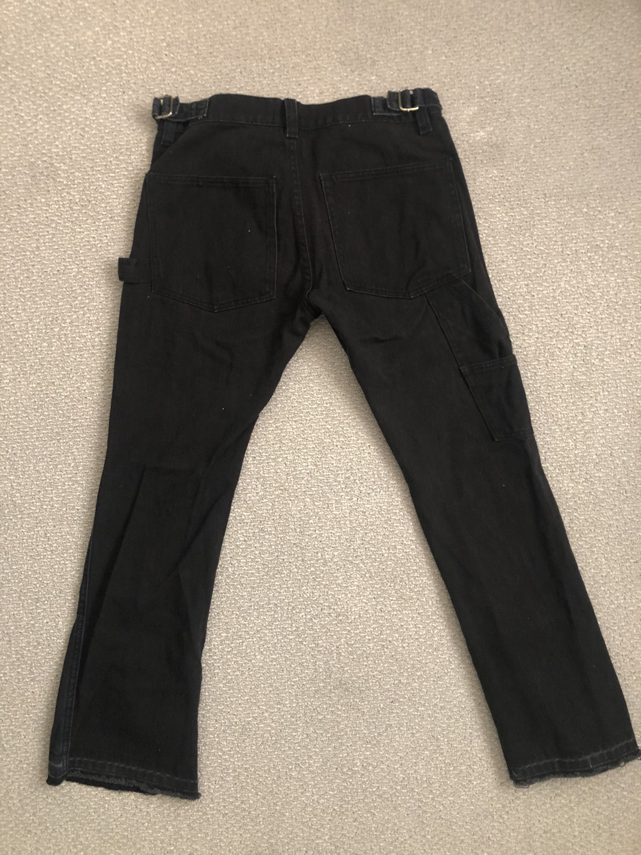 Japanese Brand AintEazy: Black Bandana Carpenter Pants Size US 29 - 2 Thumbnail