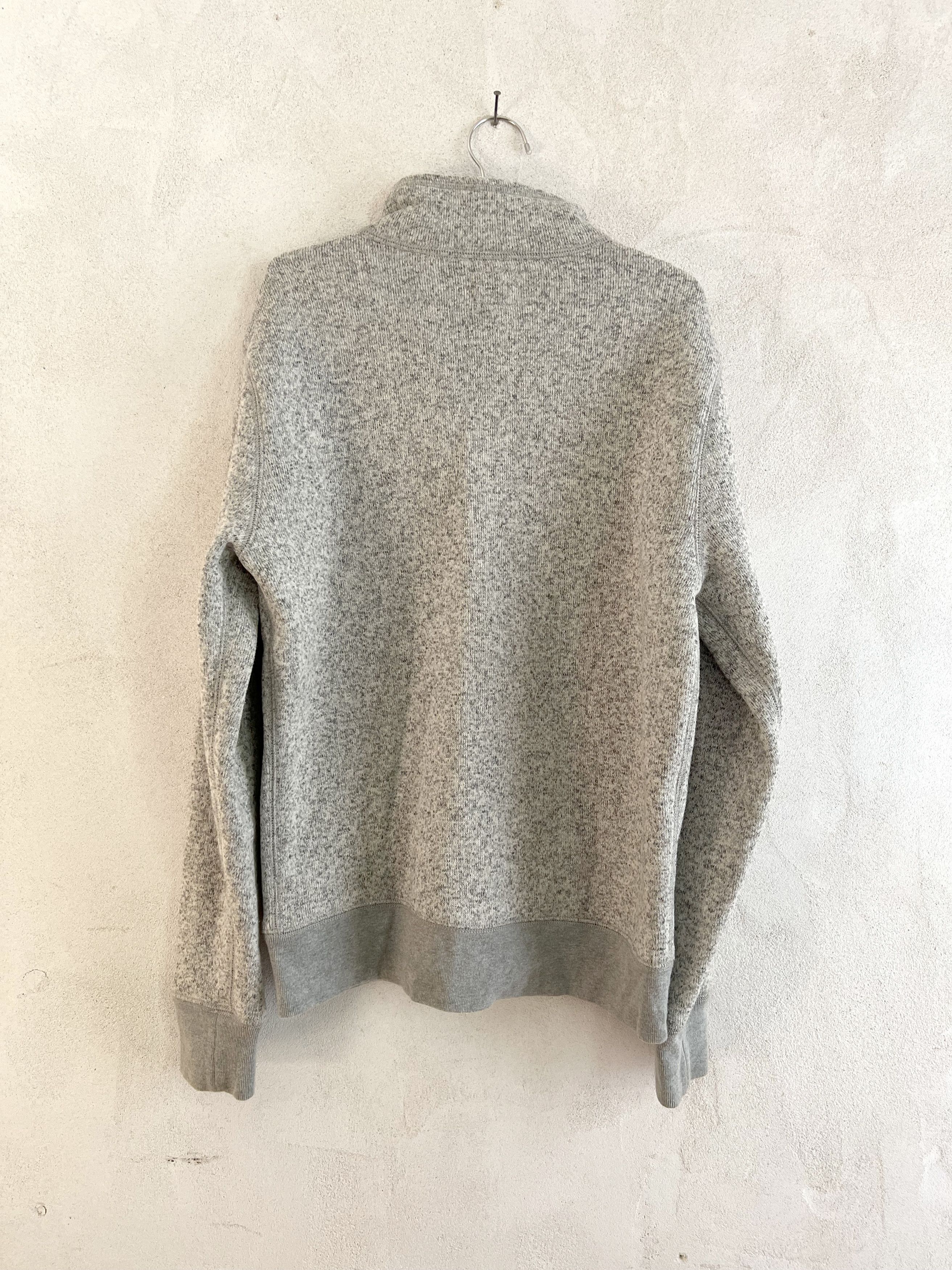 J.Crew J.Crew Heather Grey Fleece Jacket Size US M / EU 48-50 / 2 - 2 Thumbnail